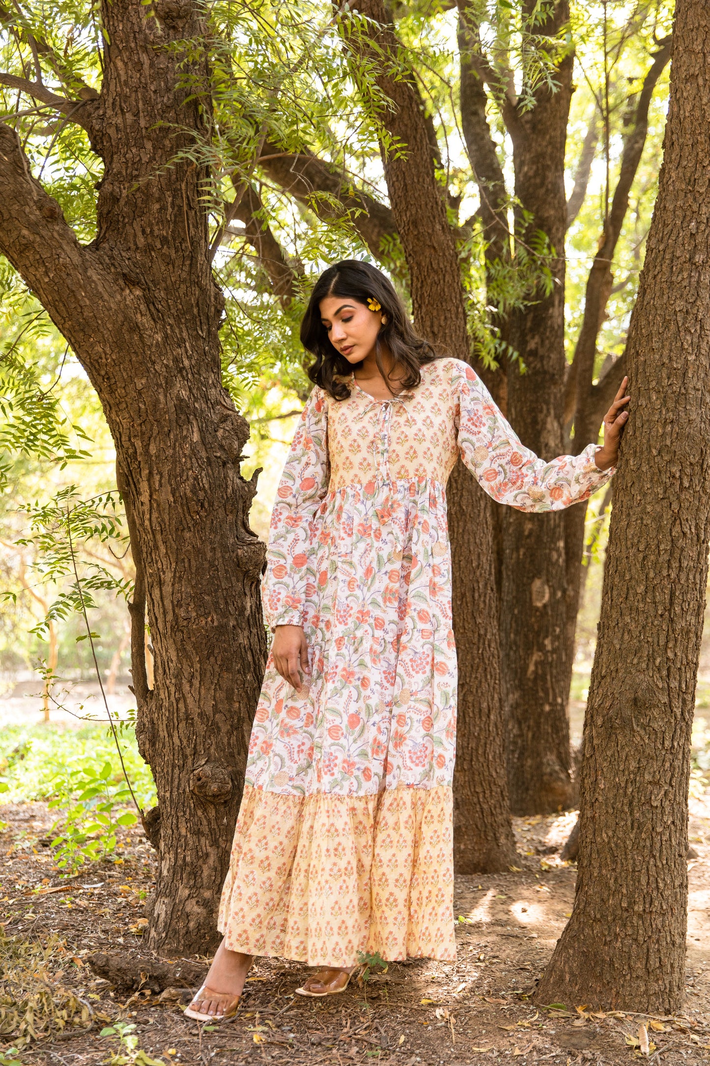 Sajna Tier Ruffle Dress