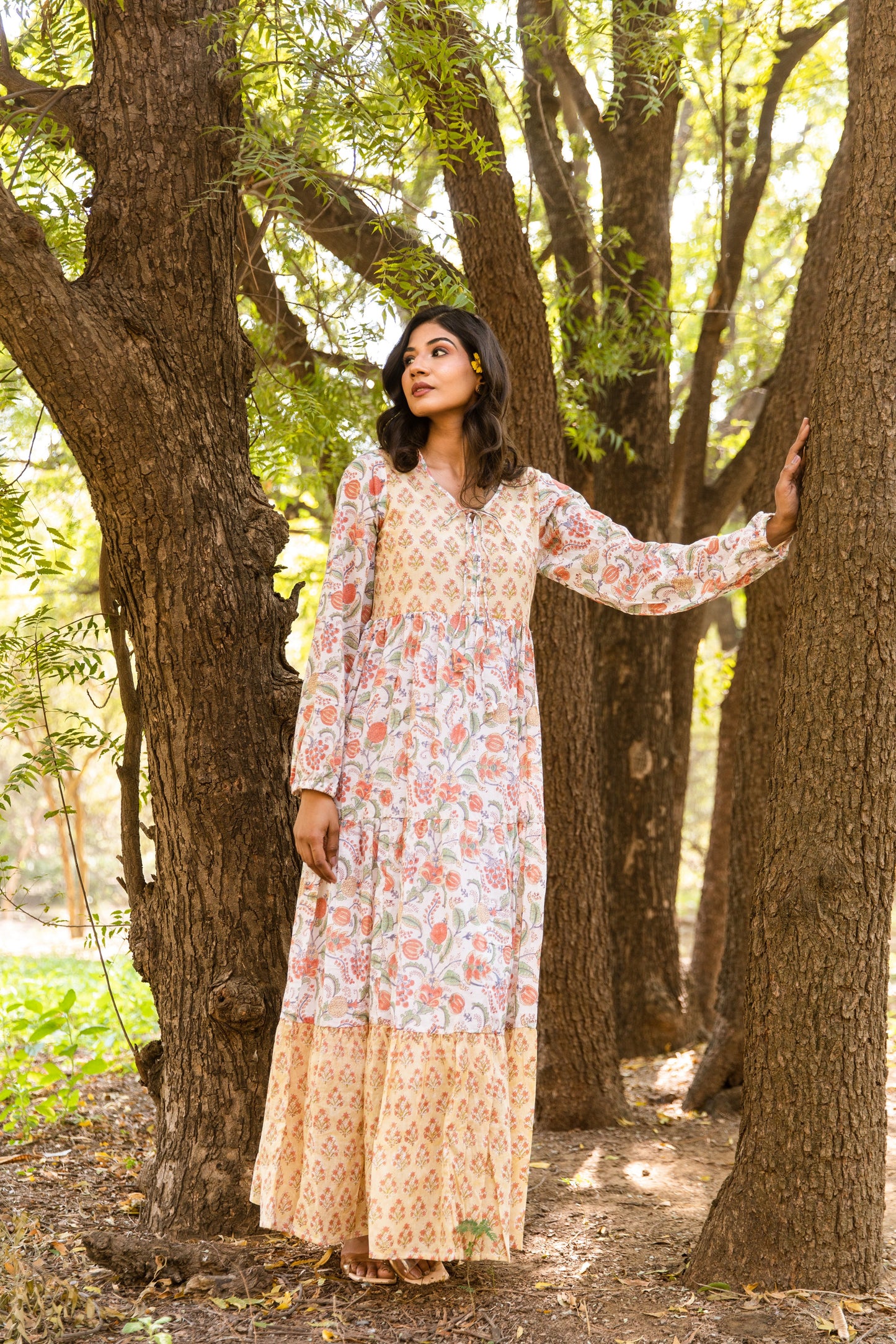 Sajna Tier Ruffle Dress