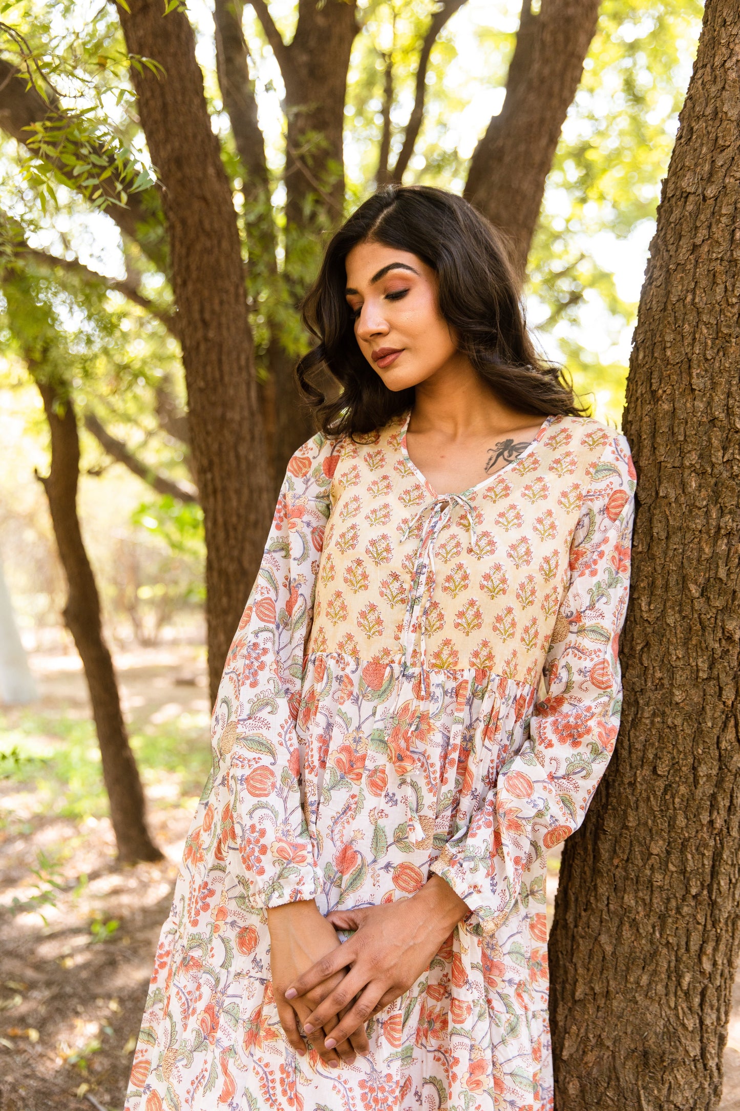 Sajna Tier Ruffle Dress