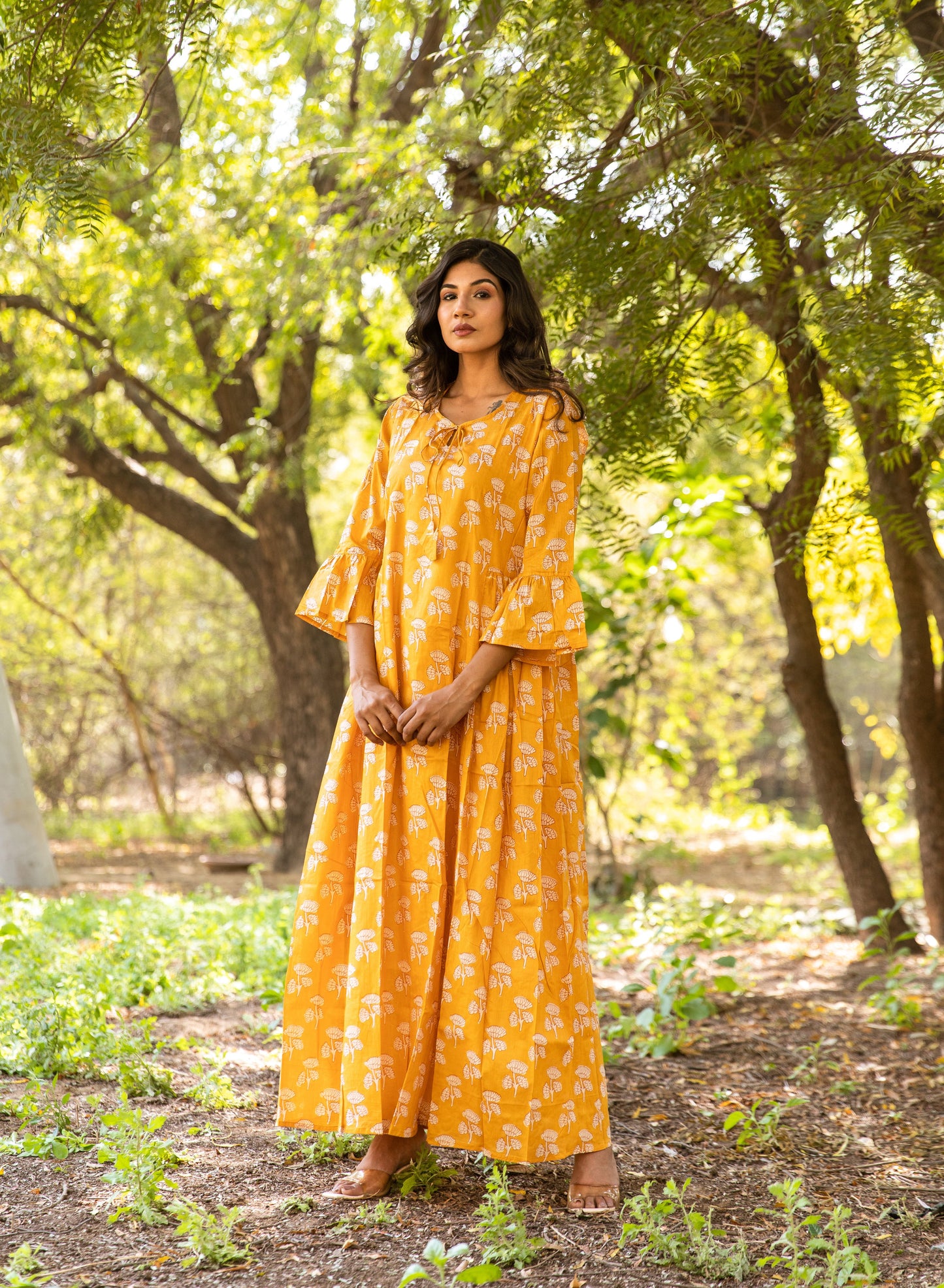 Talia Bell Sleeve Dress