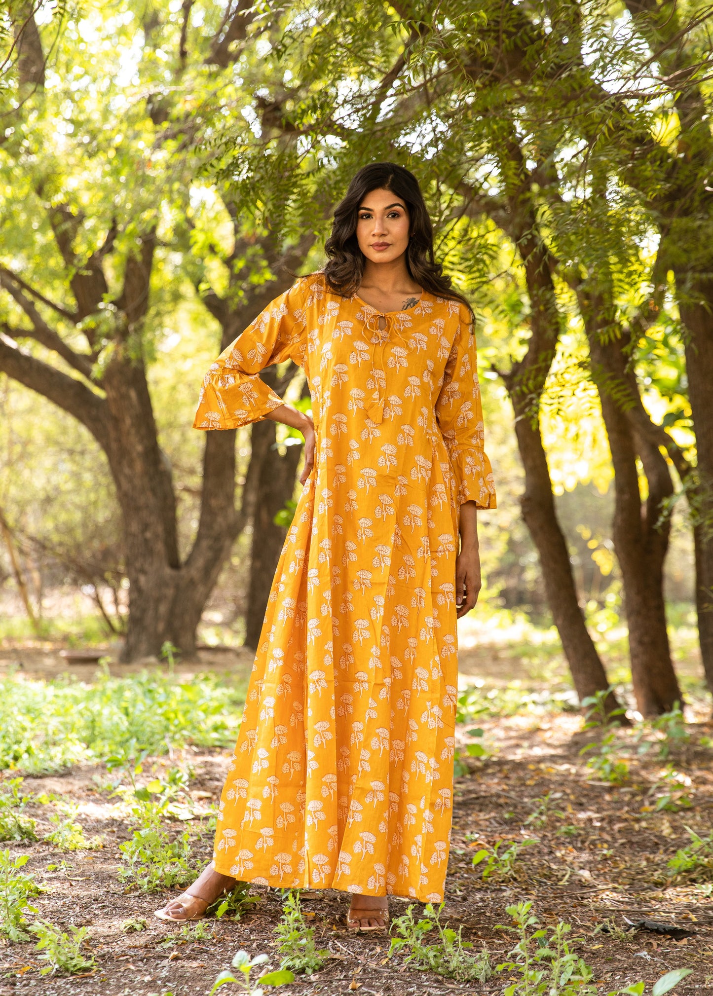 Talia Bell Sleeve Dress