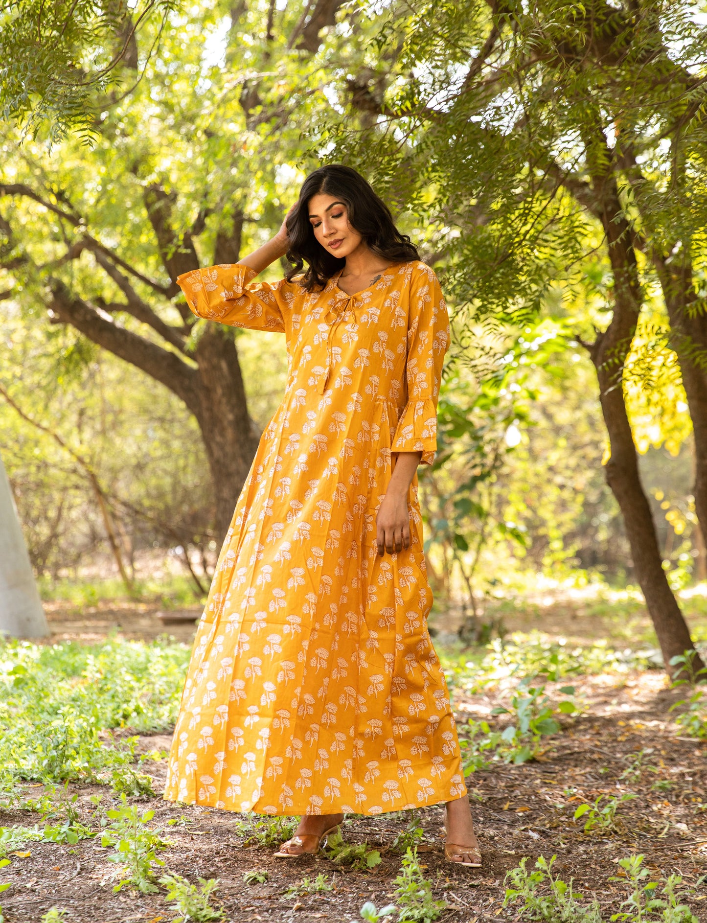 Talia Bell Sleeve Dress