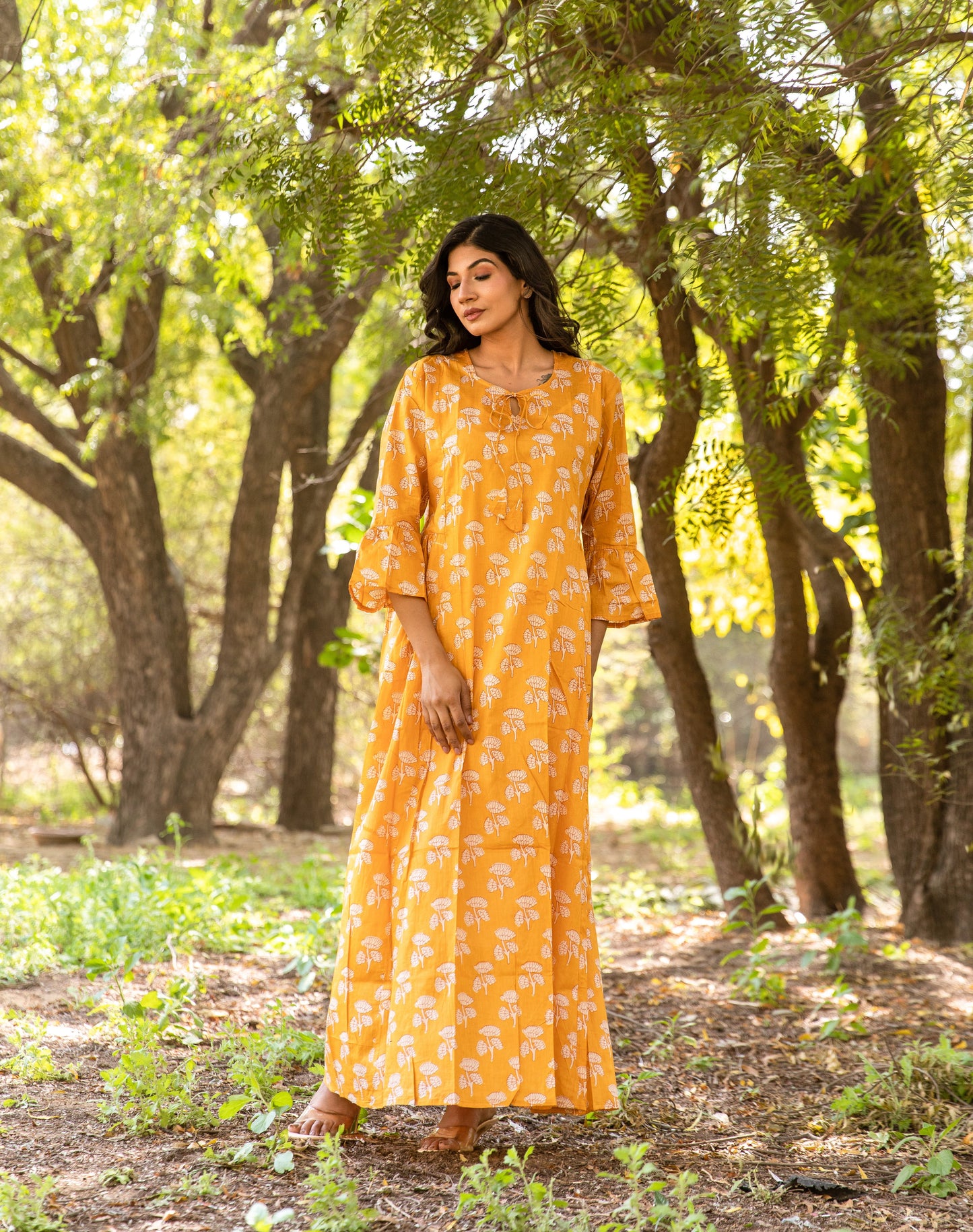 Talia Bell Sleeve Dress