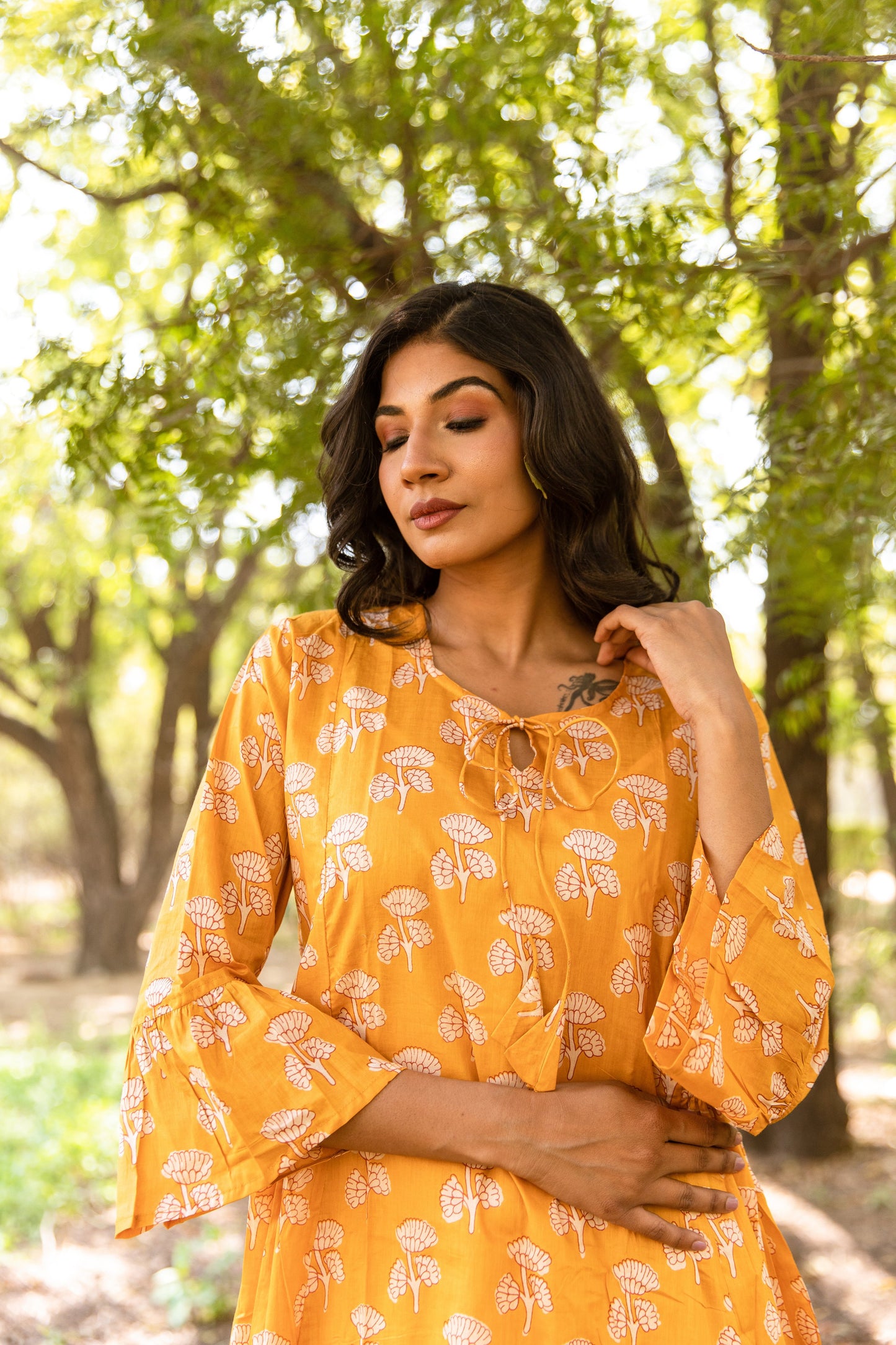 Talia Bell Sleeve Dress