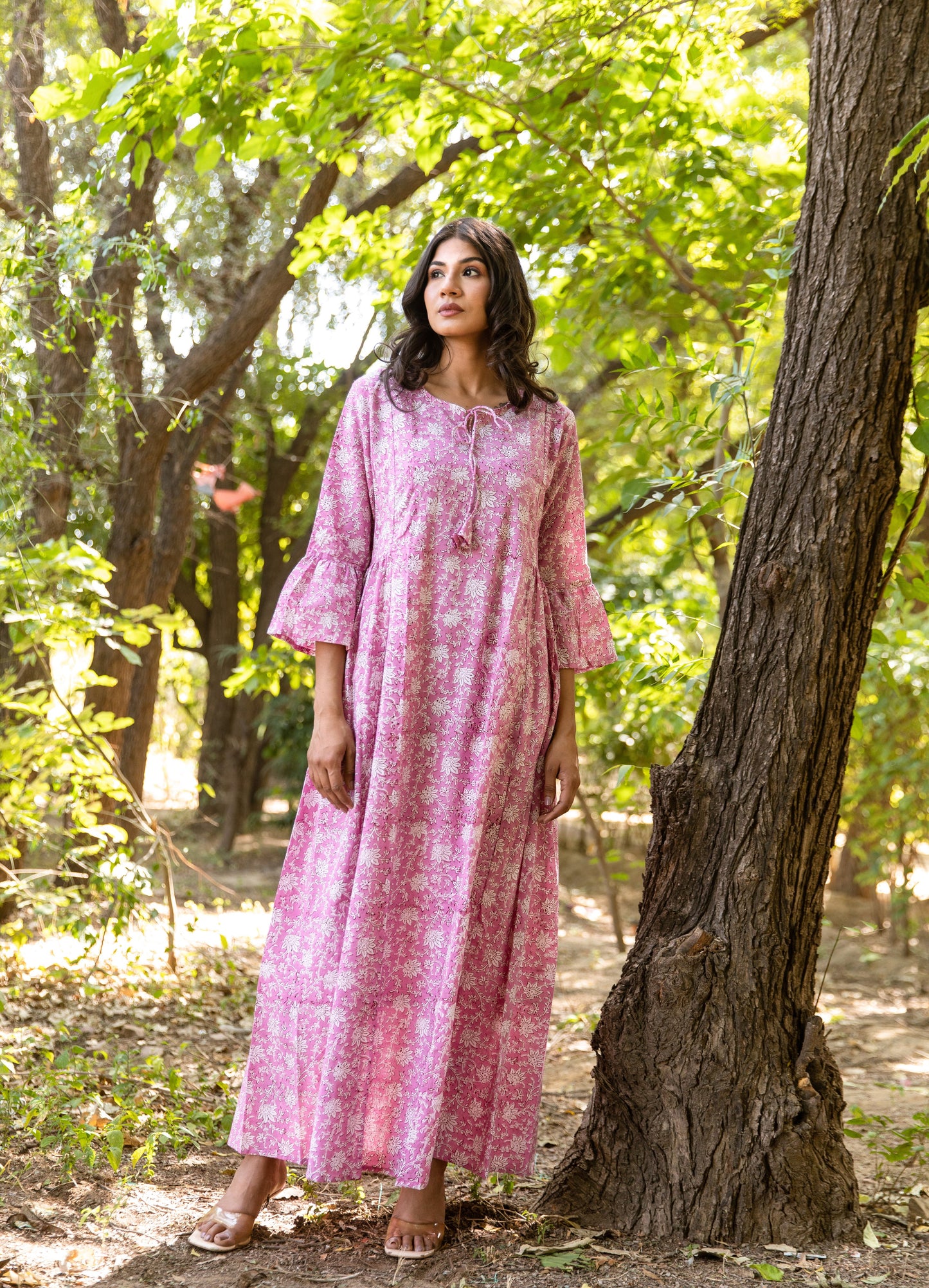 Ivana Bell Sleeve Dress