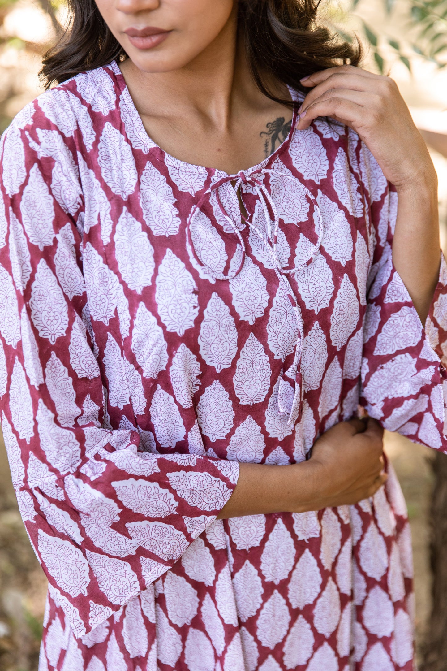 Racheal Bell Sleeve Dress