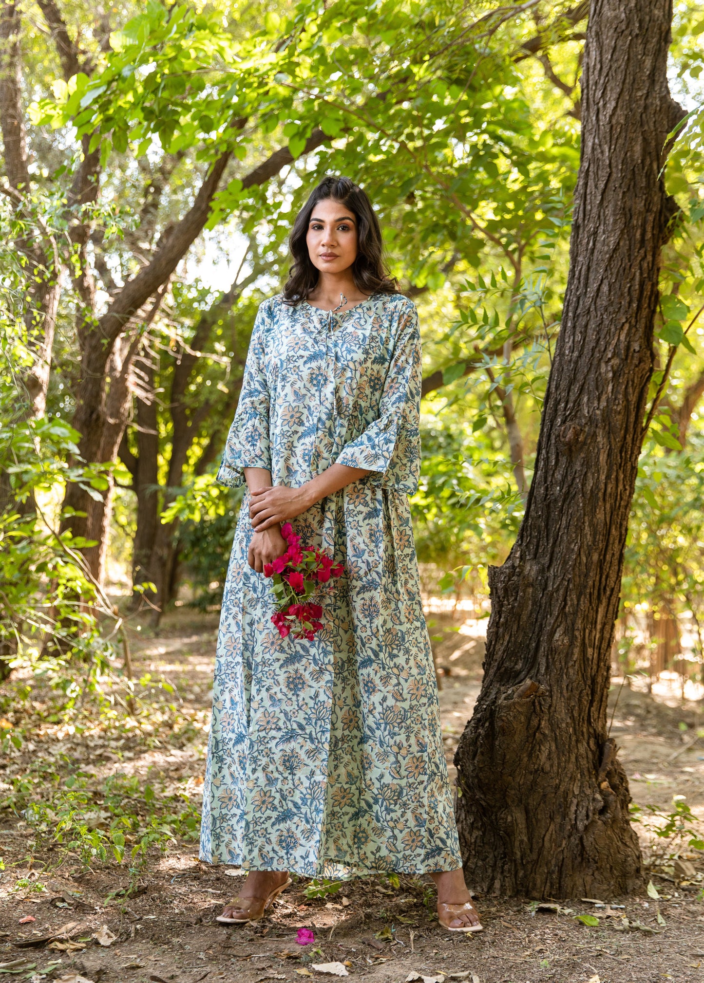 Jaymali Bell Sleeve Dress