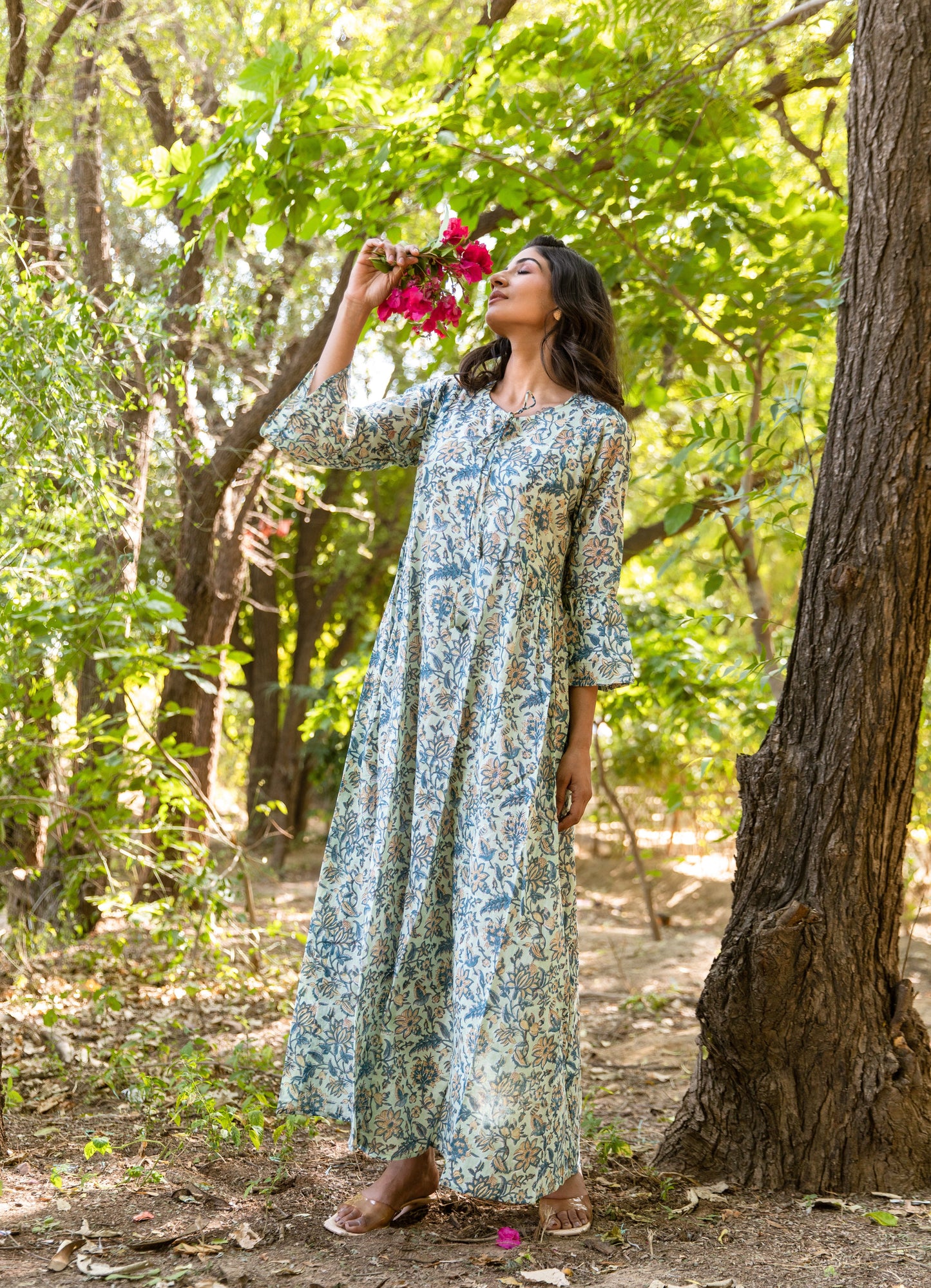 Jaymali Bell Sleeve Dress