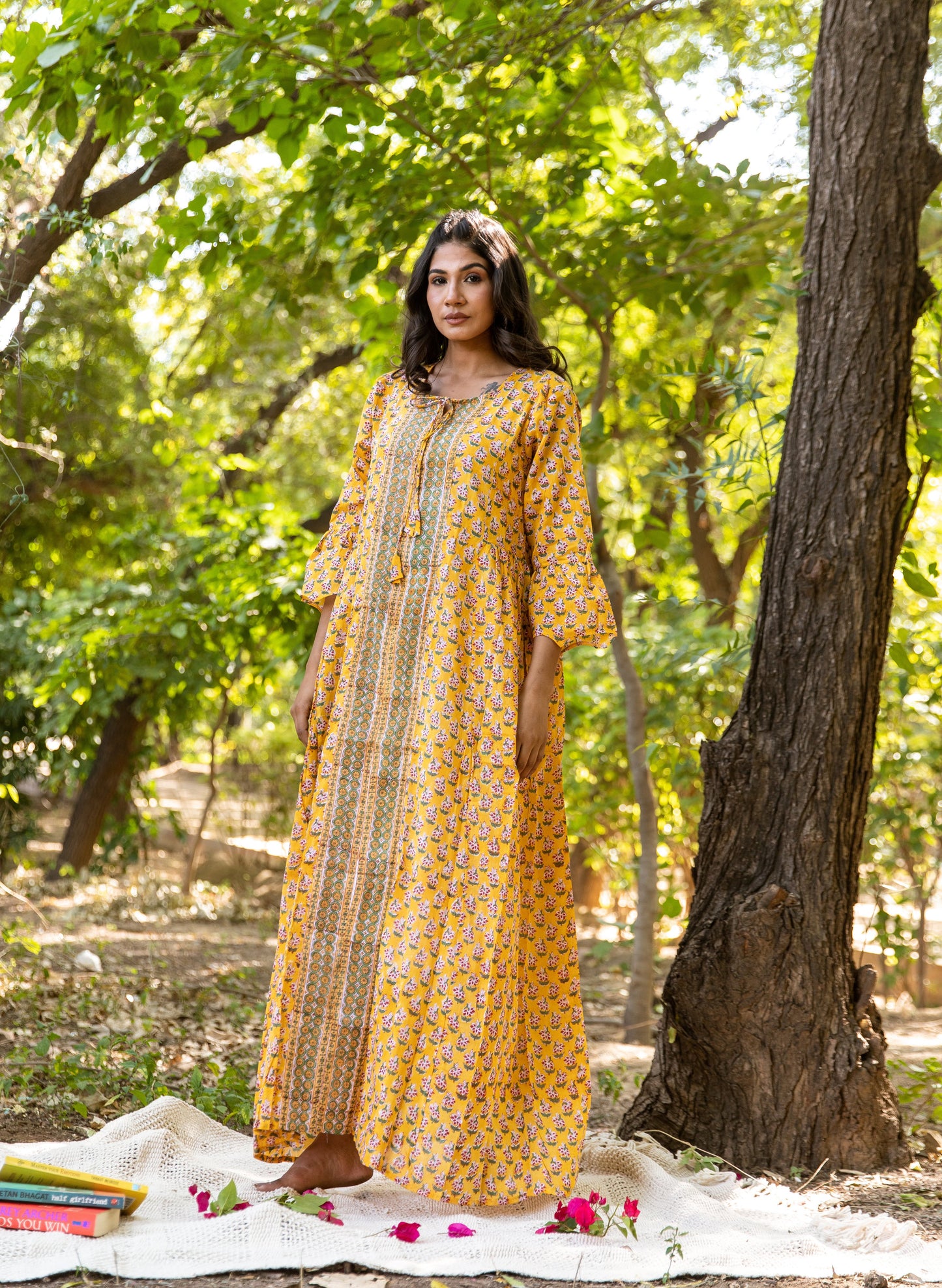 Mwai Bell Sleeve Dress