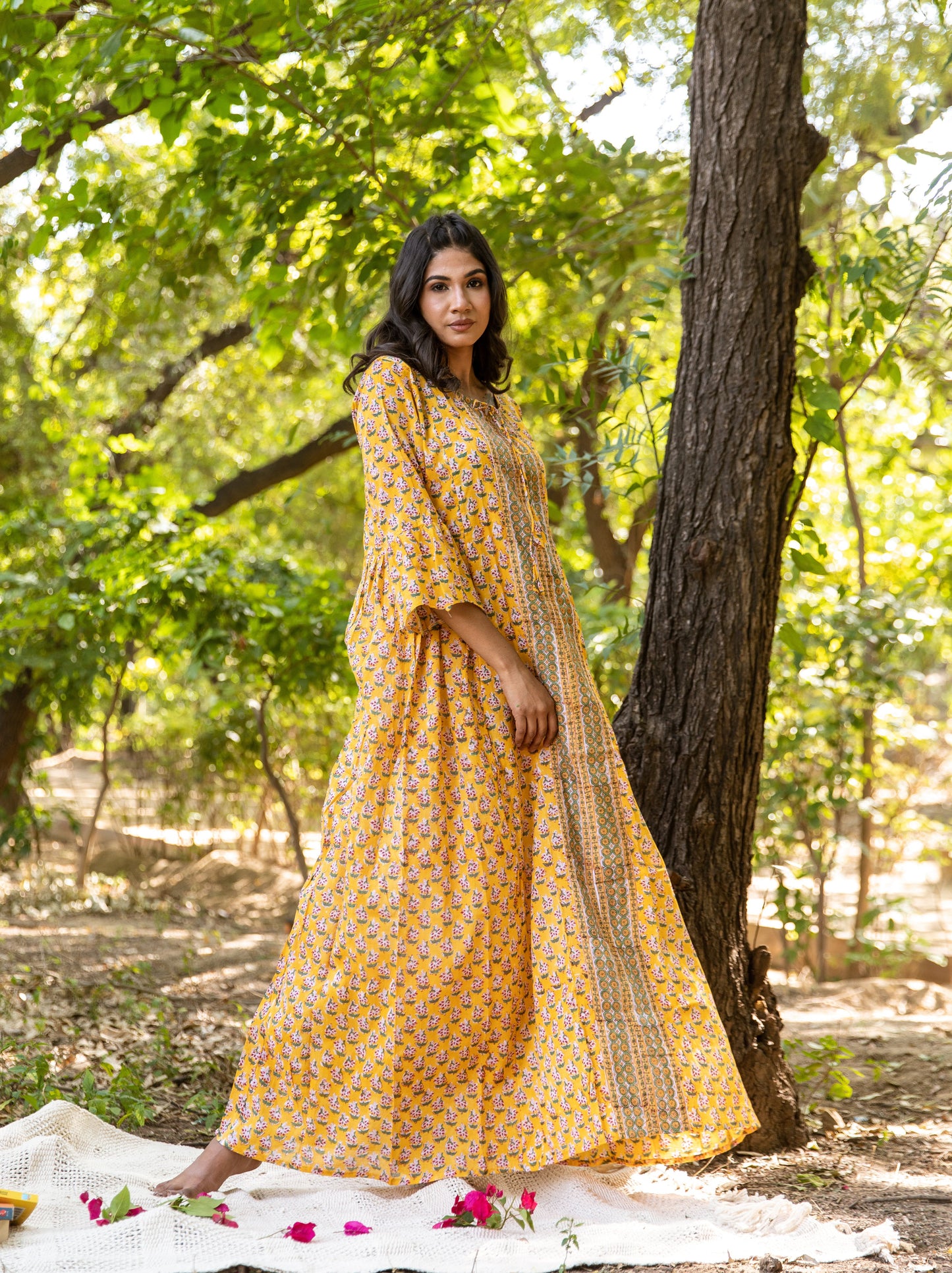 Mwai Bell Sleeve Dress