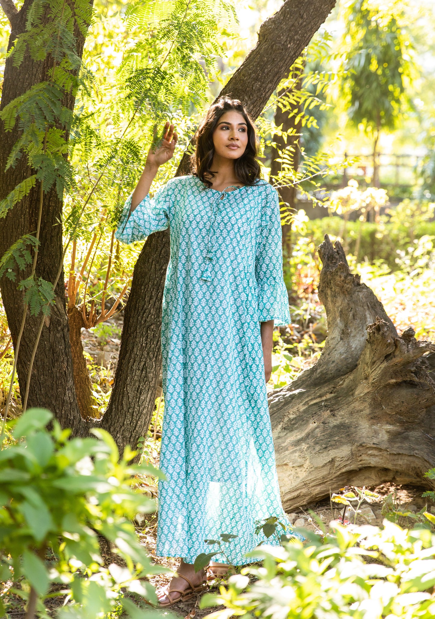 Nivi Bell Sleeve Dress