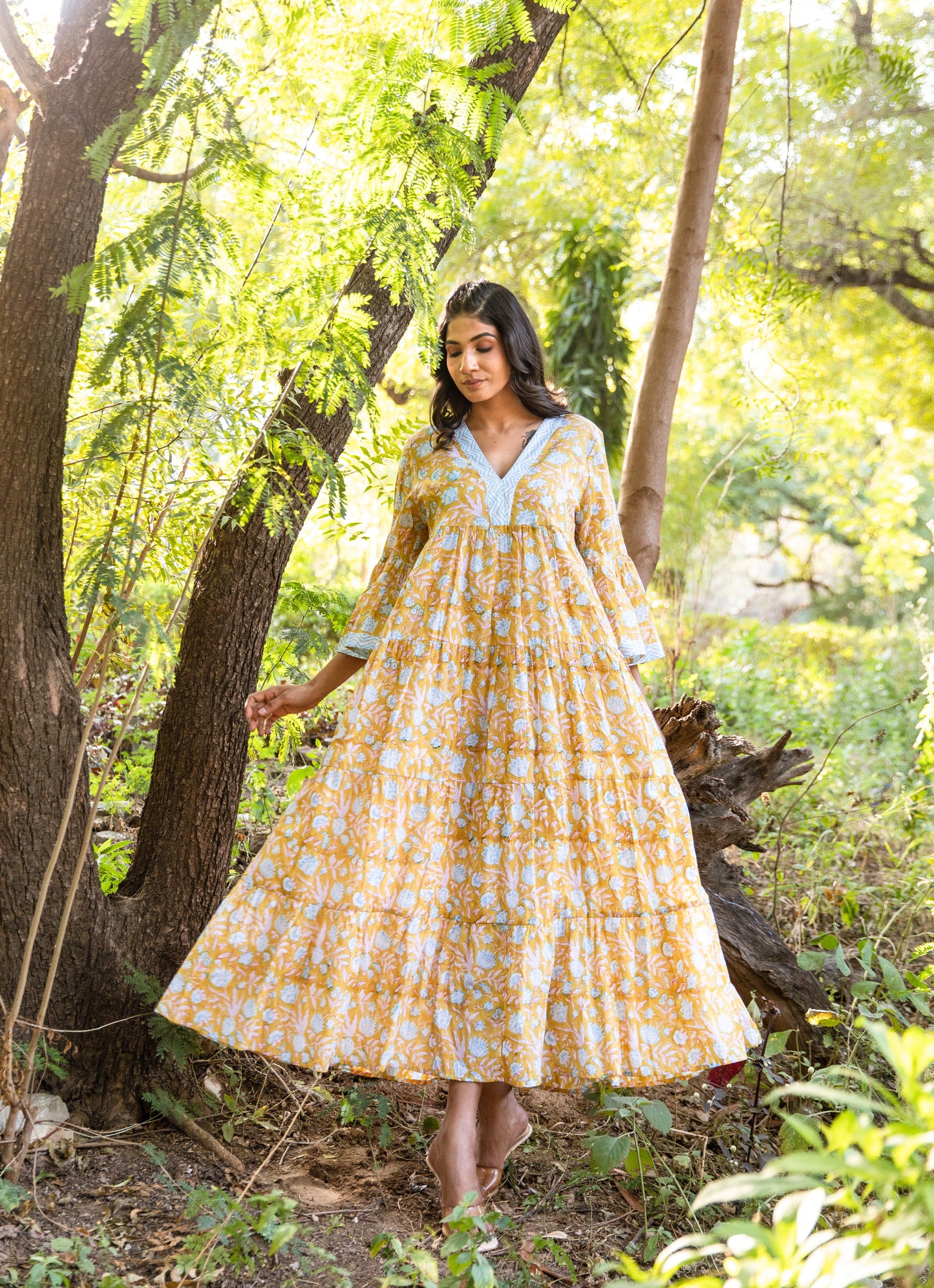 Janaki Tier Ruffle Dress