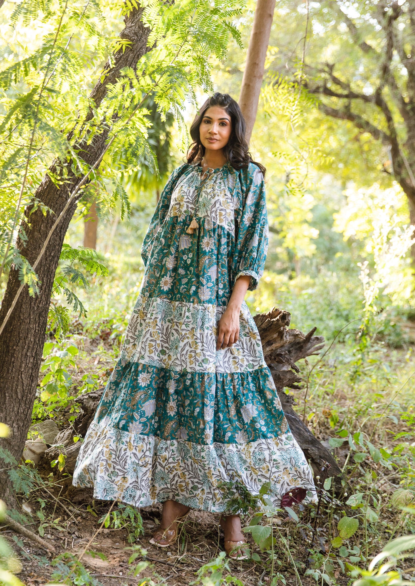 Eomi Tier Ruffle Dress