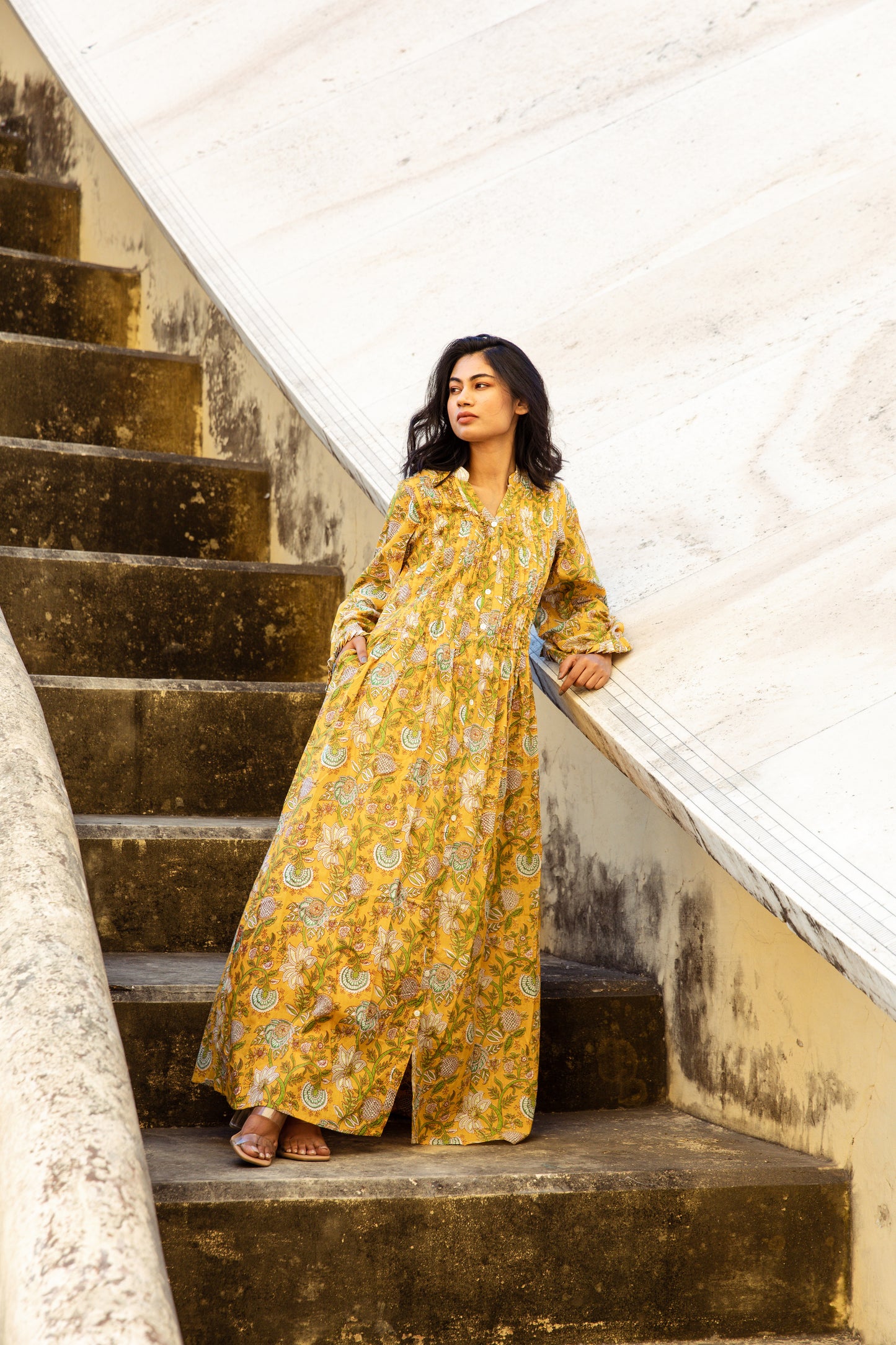 Ranchi Pintuck Dress