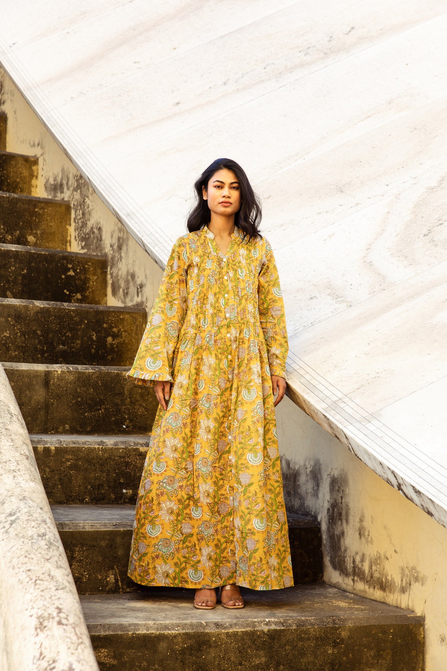Ranchi Pintuck Dress
