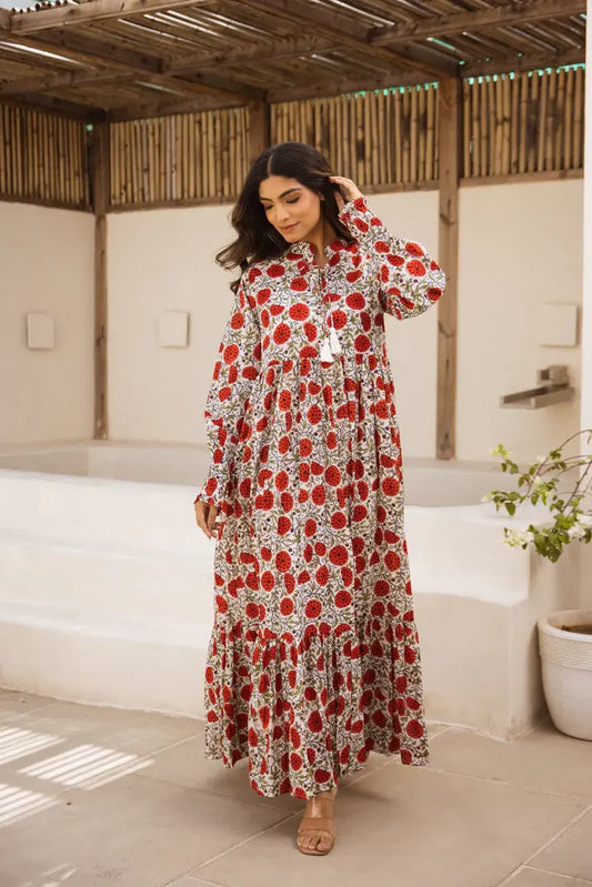 Ruby tier Ruffle Dress image 1