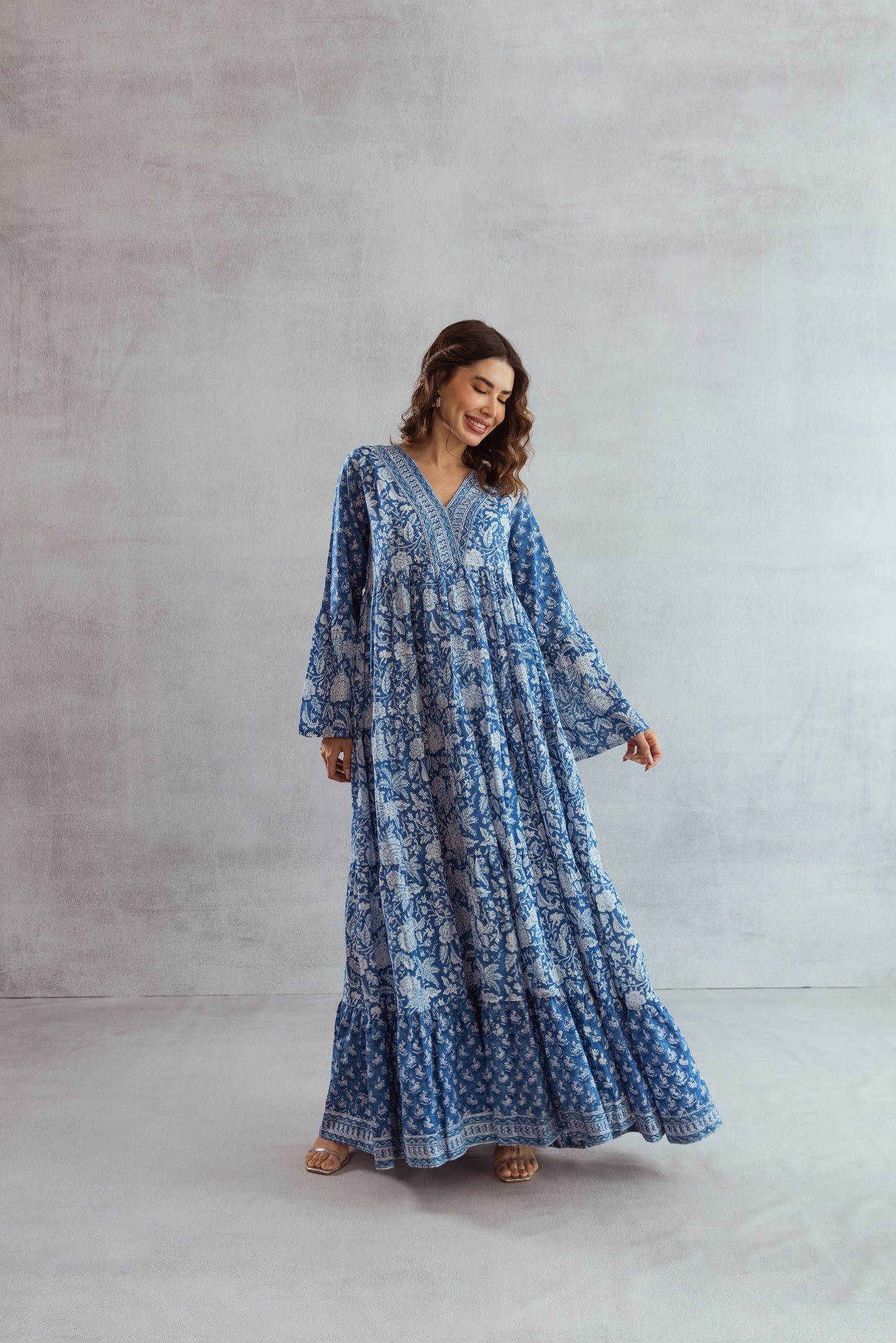 Huda tier Ruffle Dress