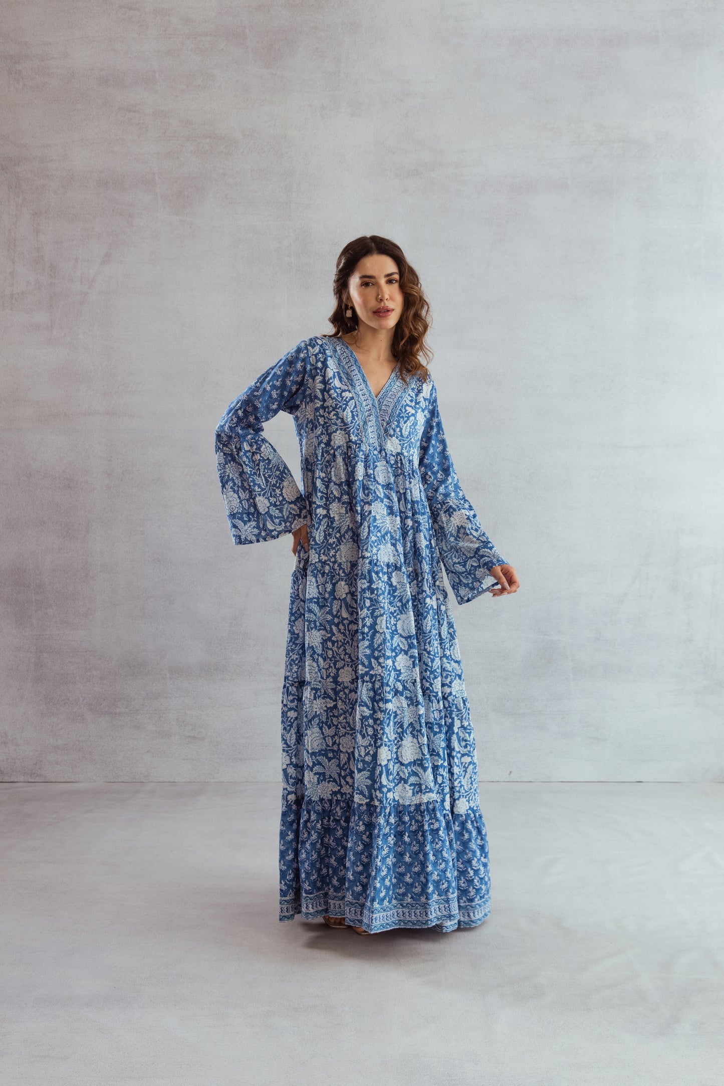 Huda tier Ruffle Dress