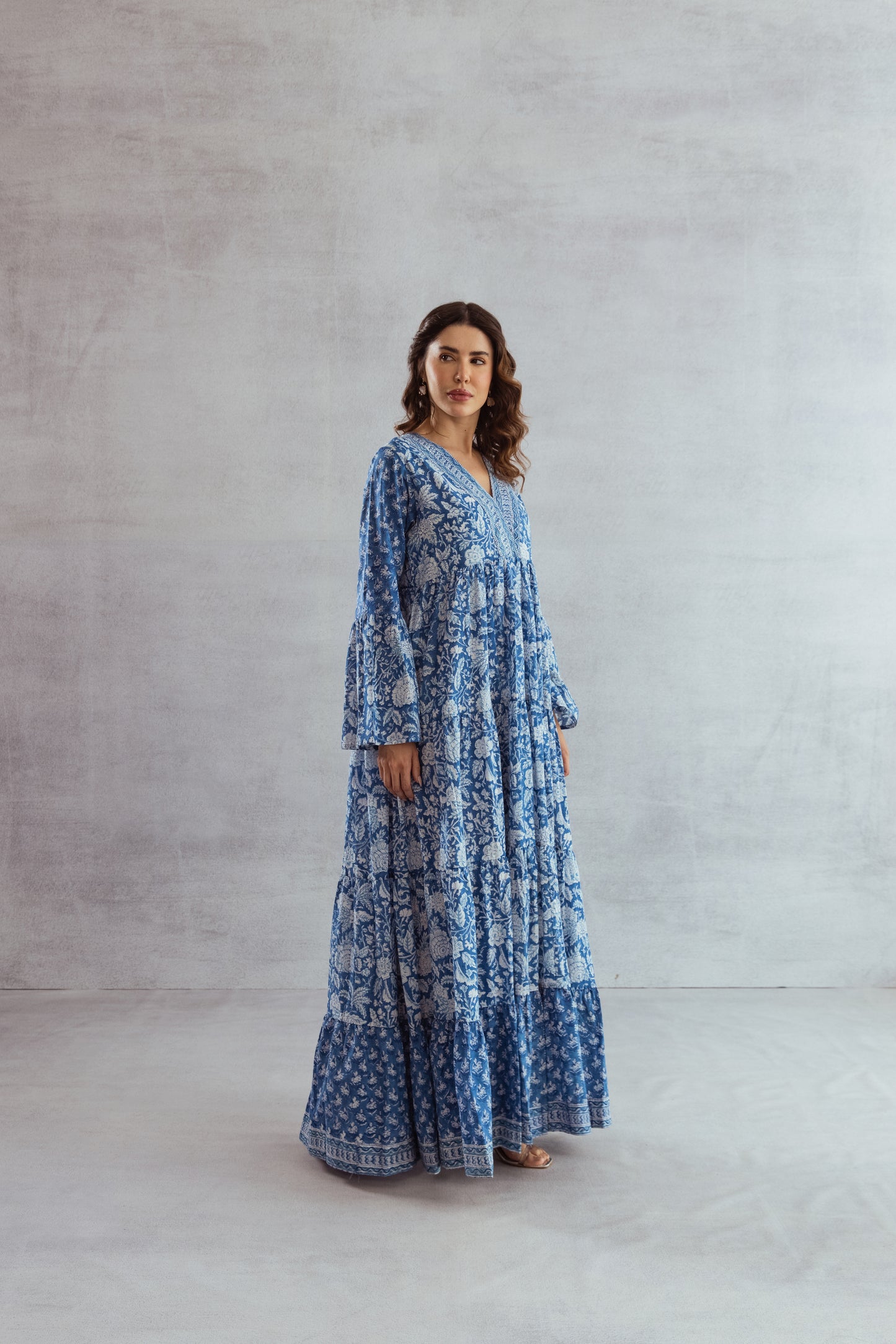 Huda tier Ruffle Dress