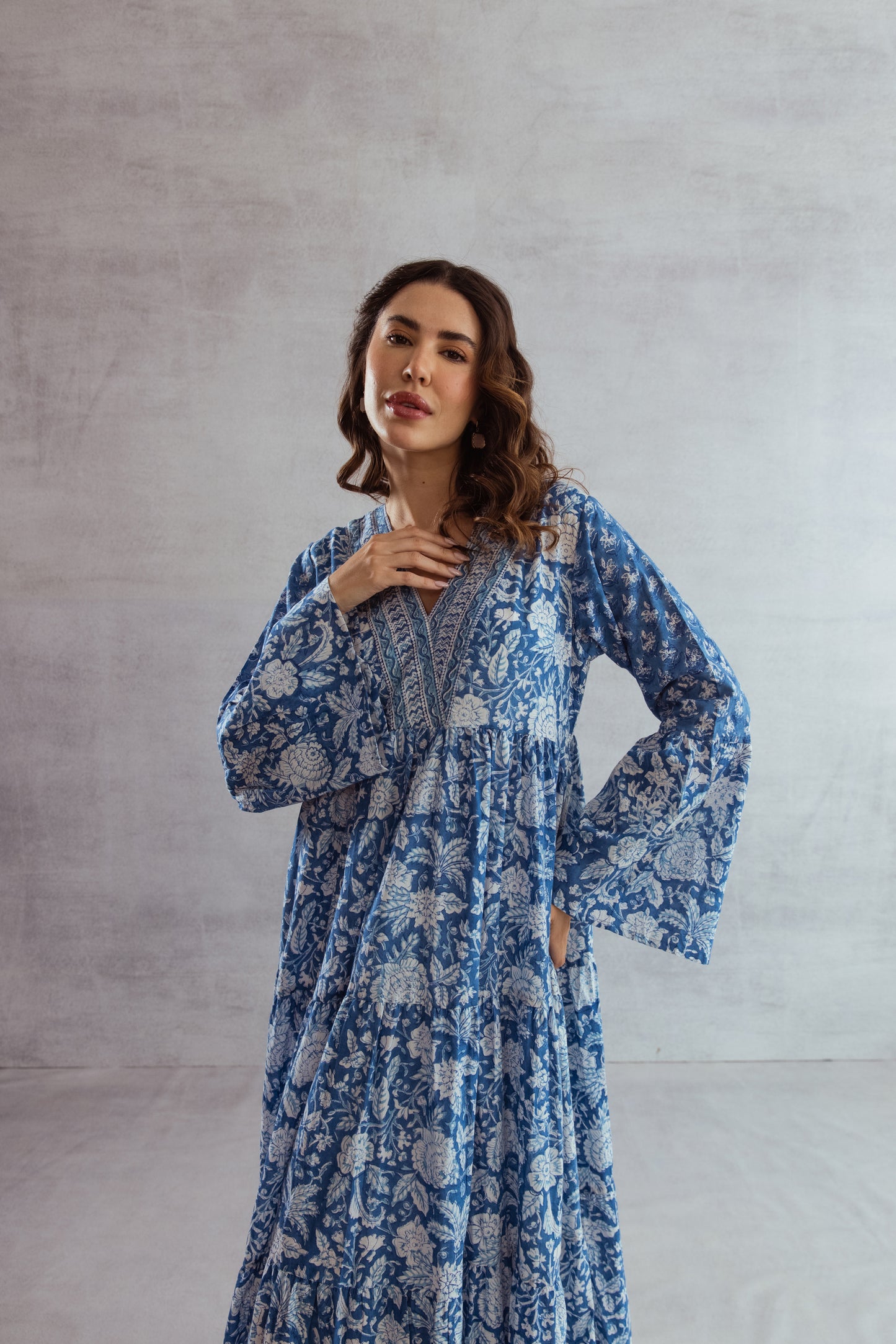 Huda tier Ruffle Dress