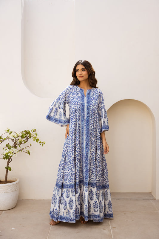 Della Tier Ruffle Dress
