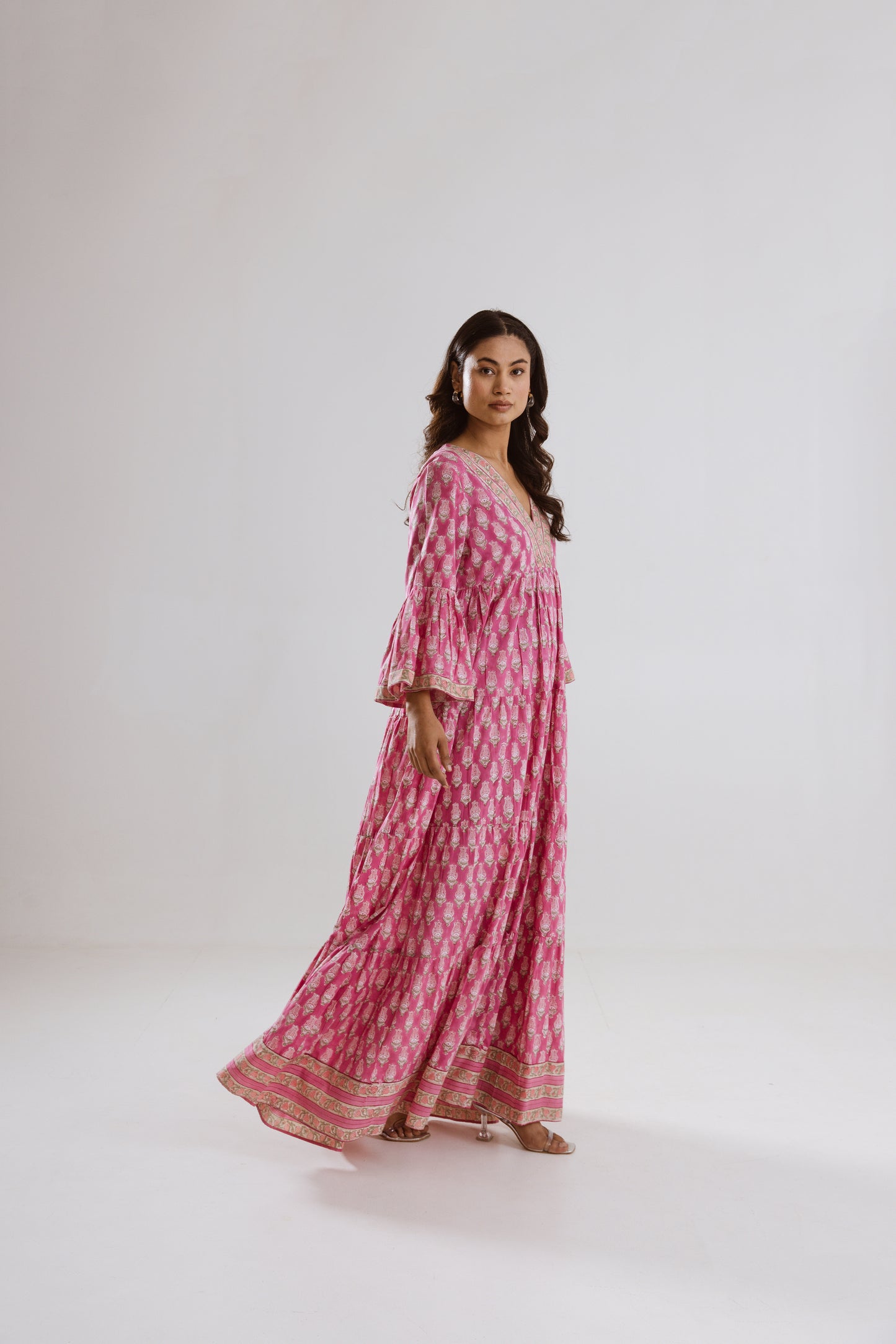 Samirah tier Ruffle Dress