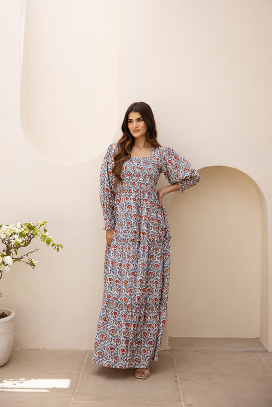 Yami Shirred Tier Dress