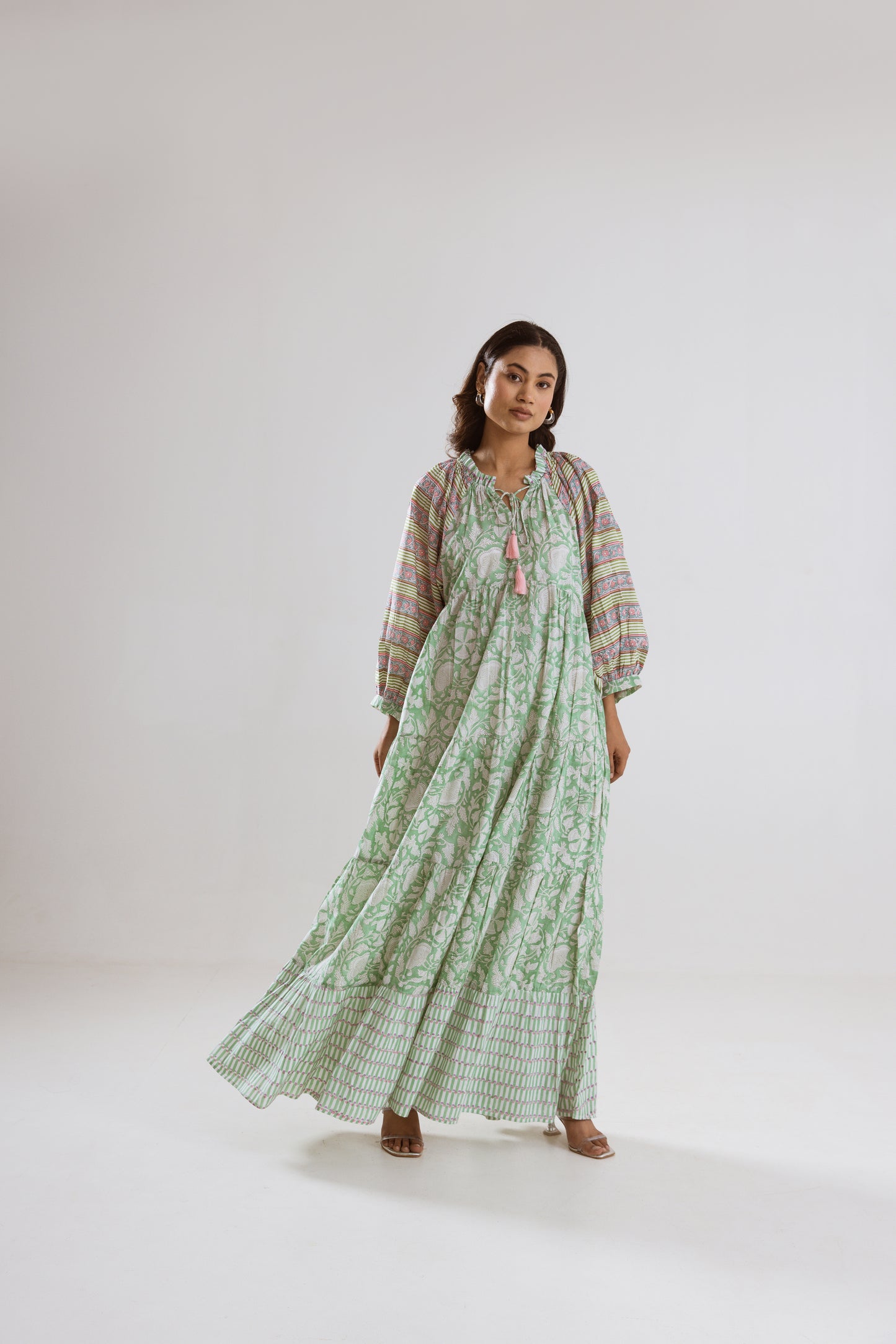 Kindal tier Ruffle Dress