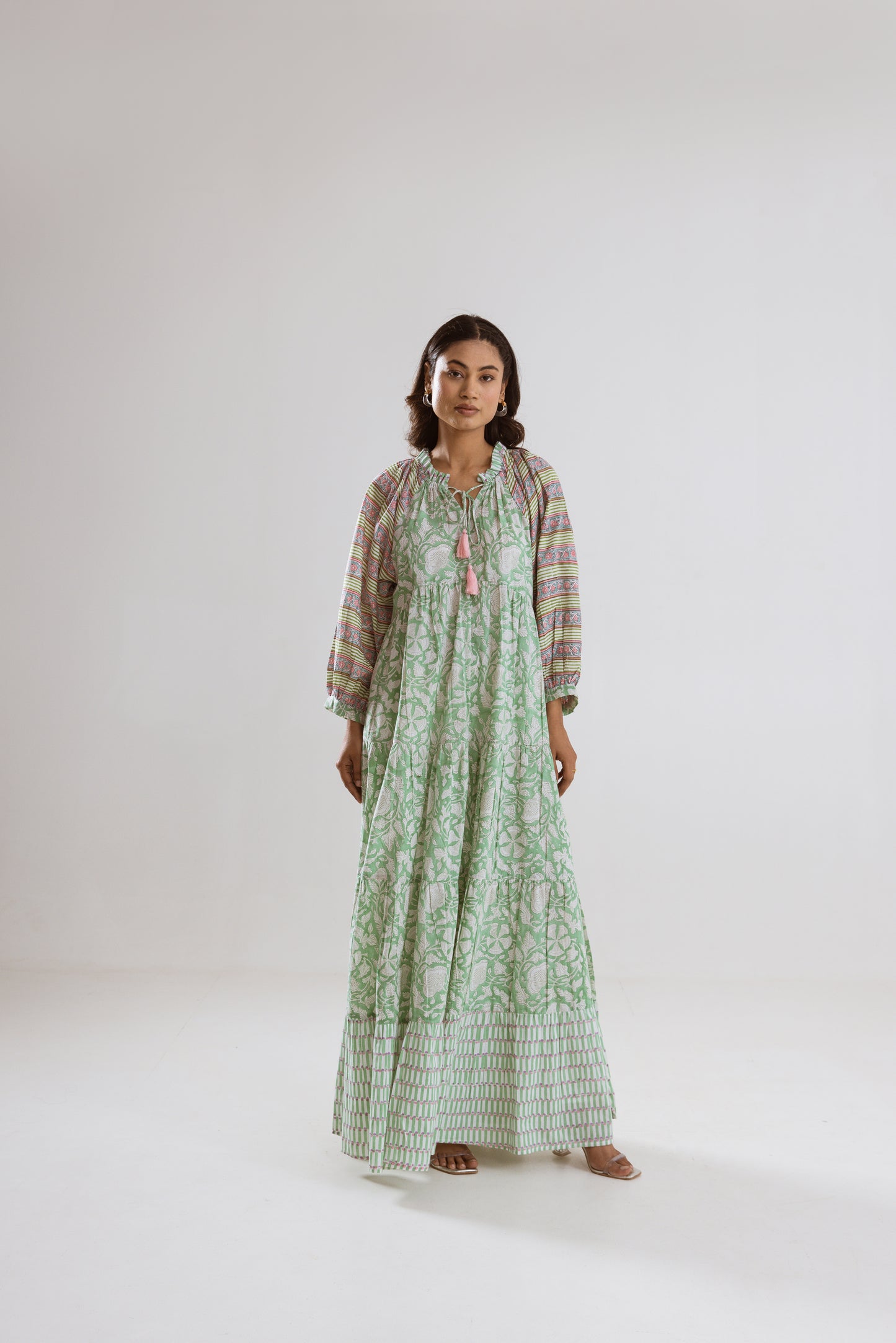 Kindal tier Ruffle Dress