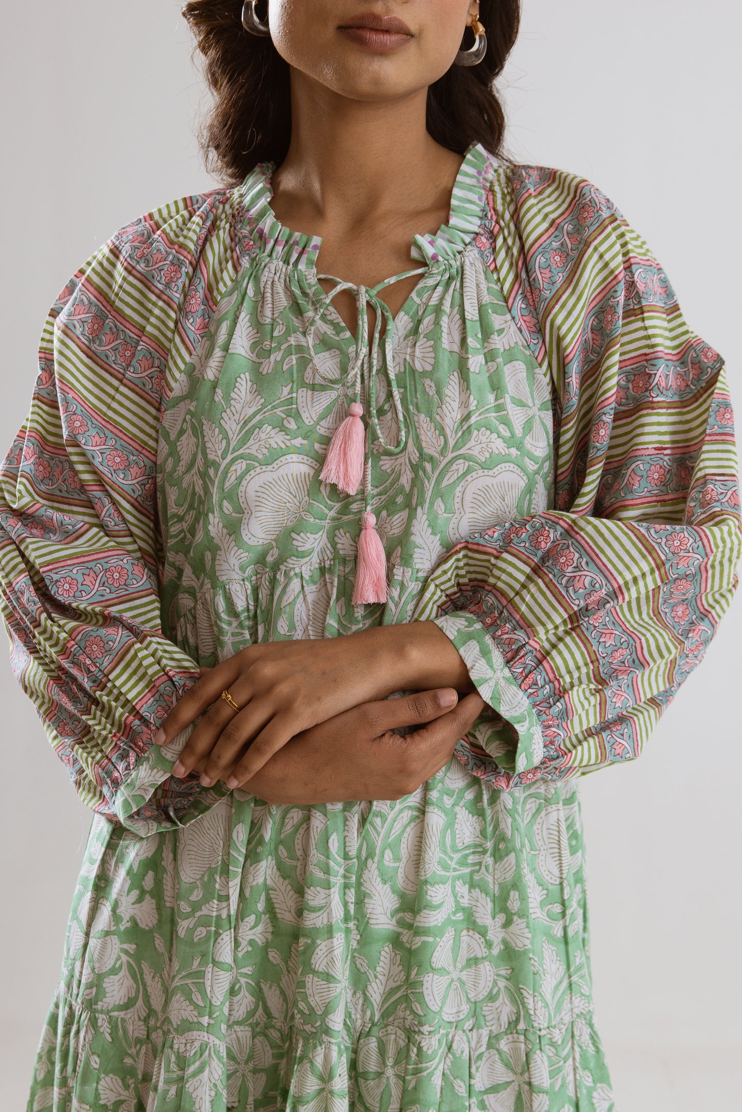 Kindal tier Ruffle Dress