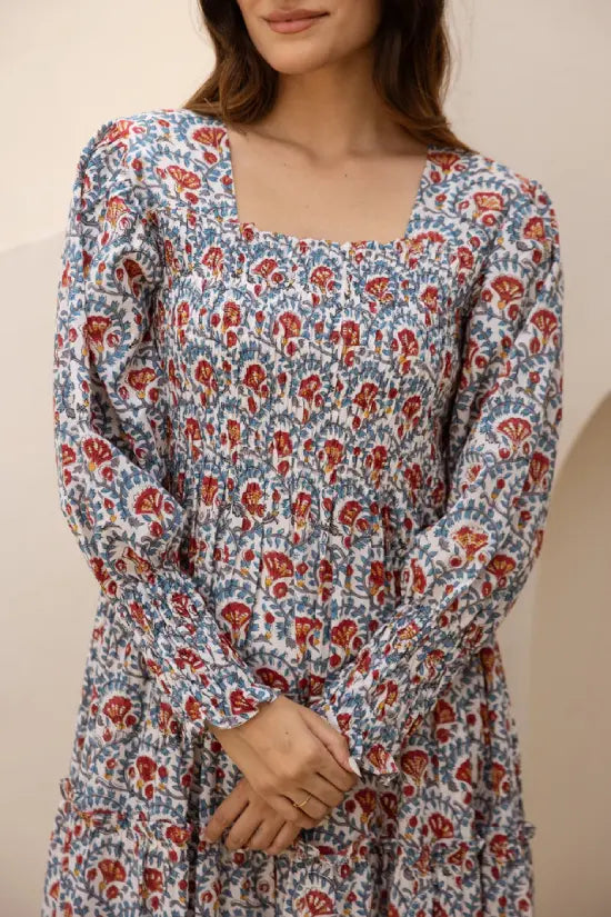 Yami Shirred Tier Dress