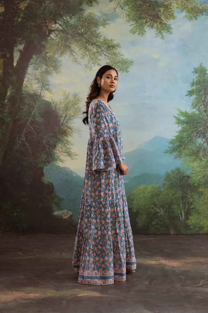 Uma Tier Ruffle Dress