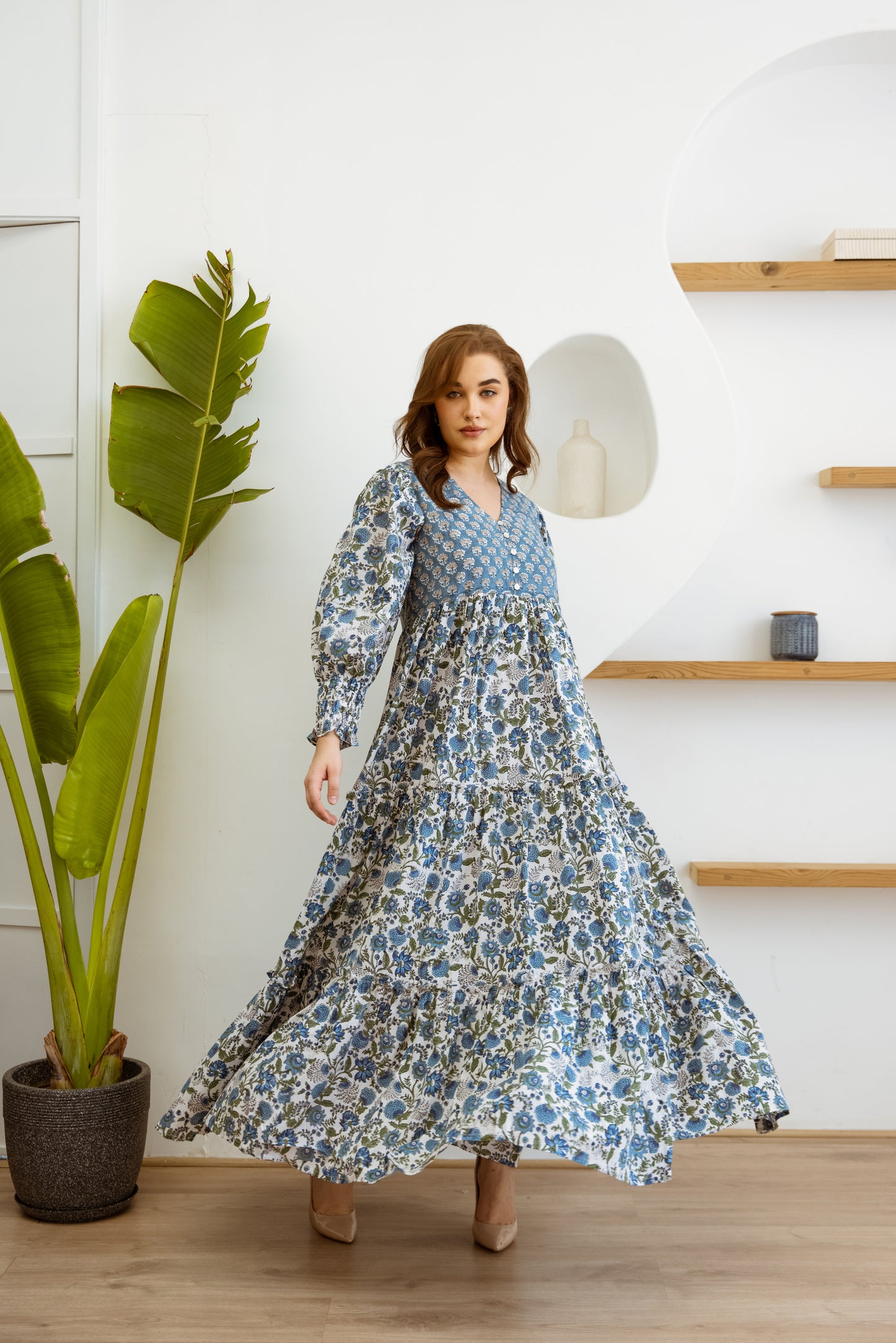Kimbly Tier Ruffle Dress