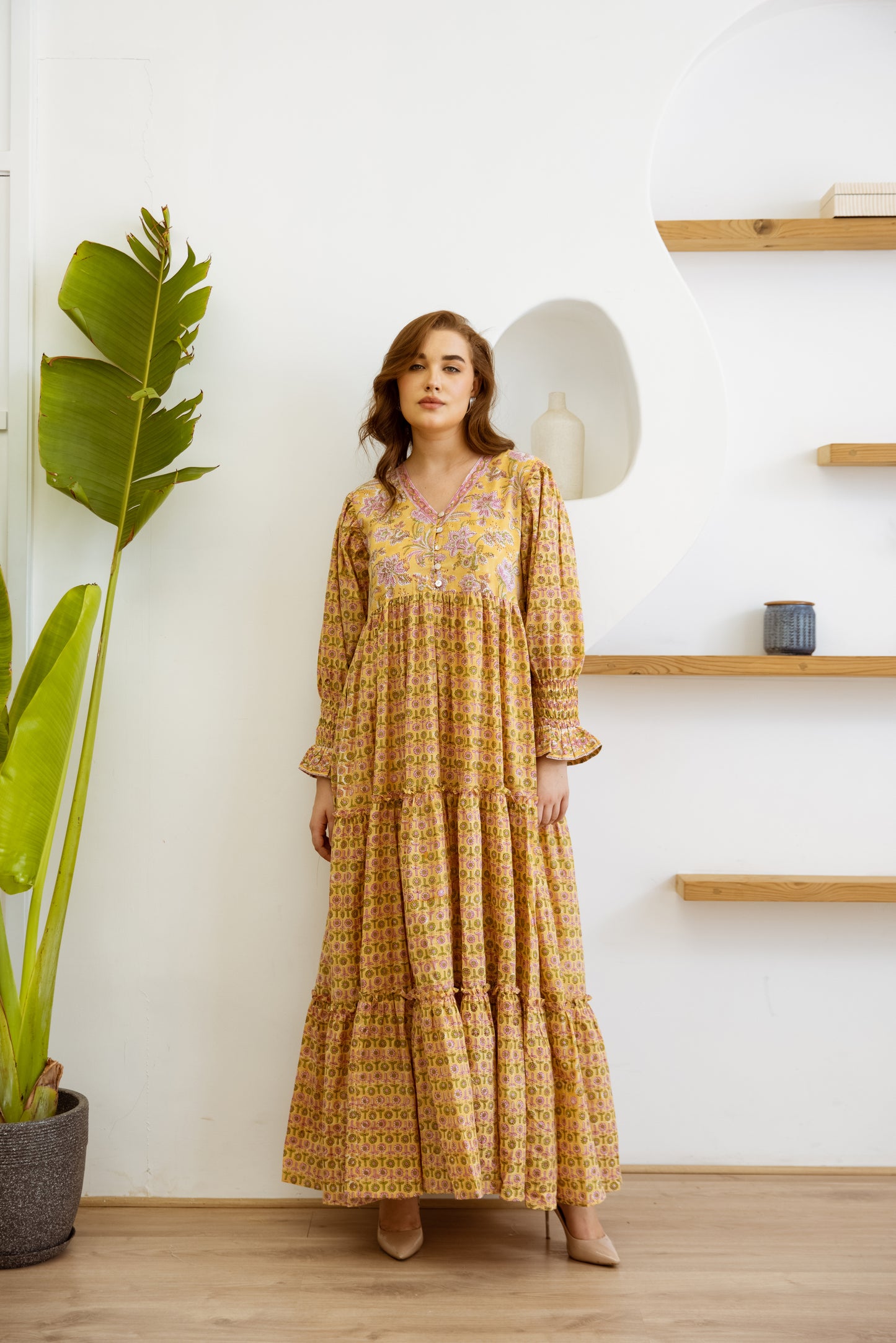 Daka Tier Ruffle Dress