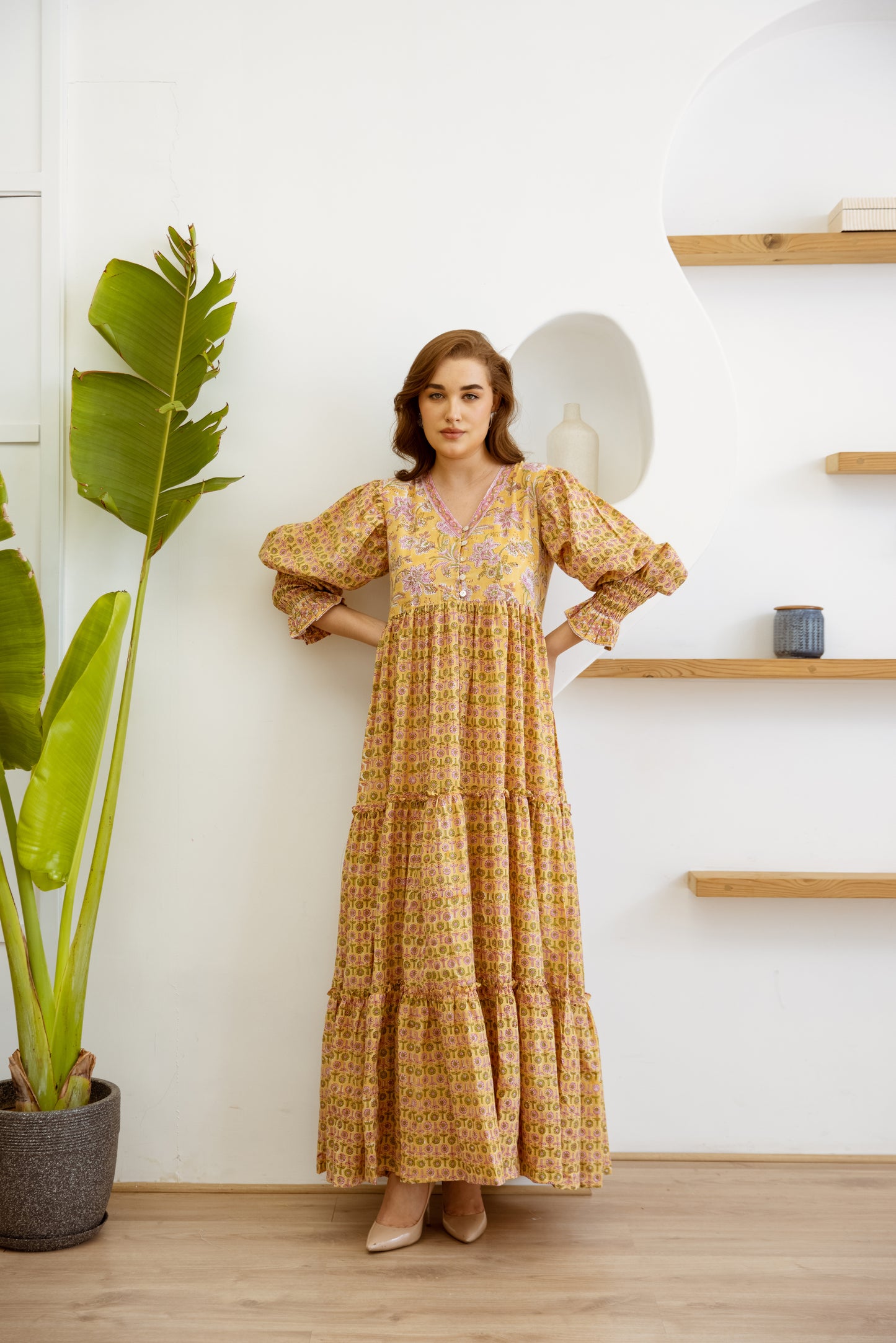 Daka Tier Ruffle Dress