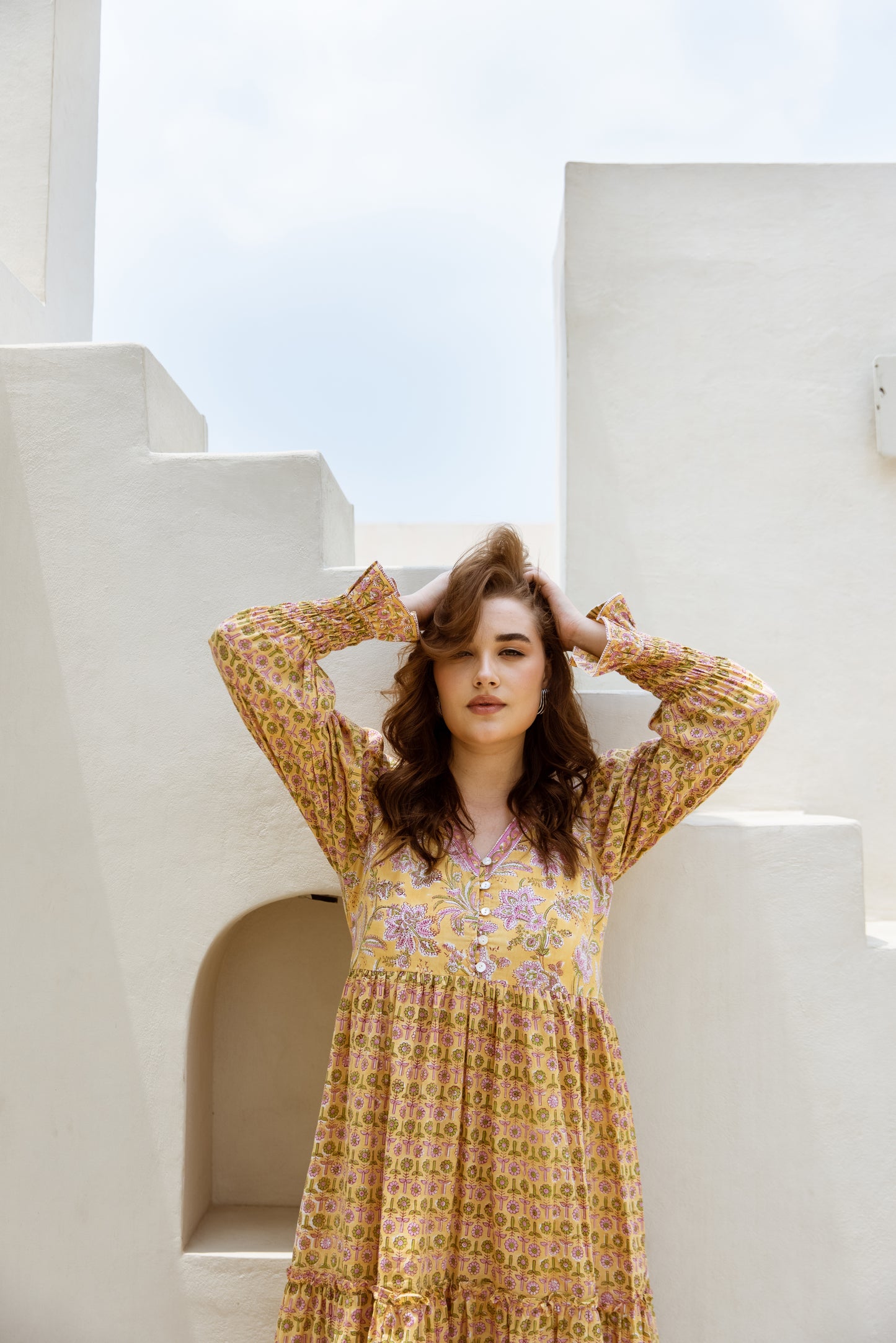 Daka Tier Ruffle Dress