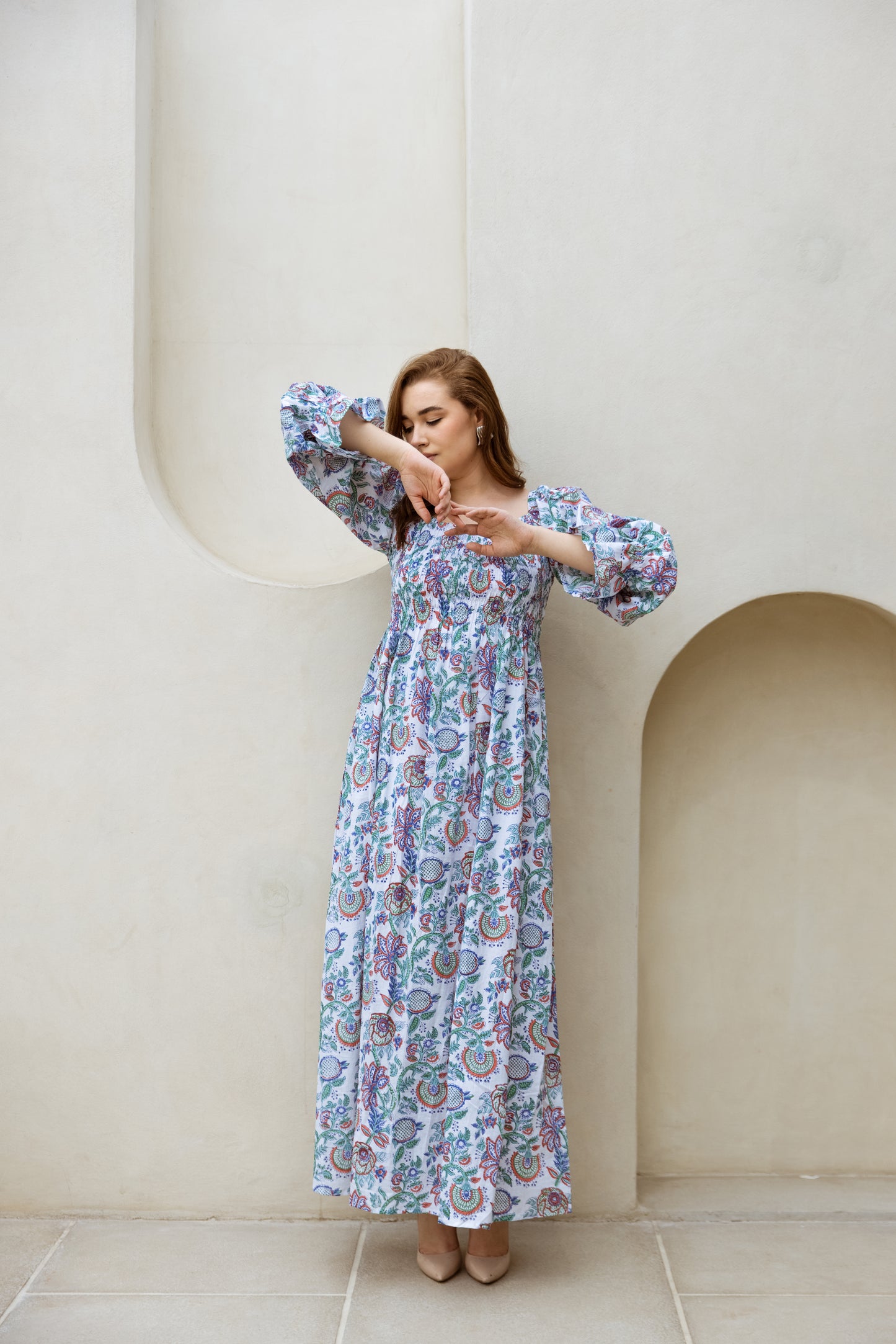 Holly Shirred Dress