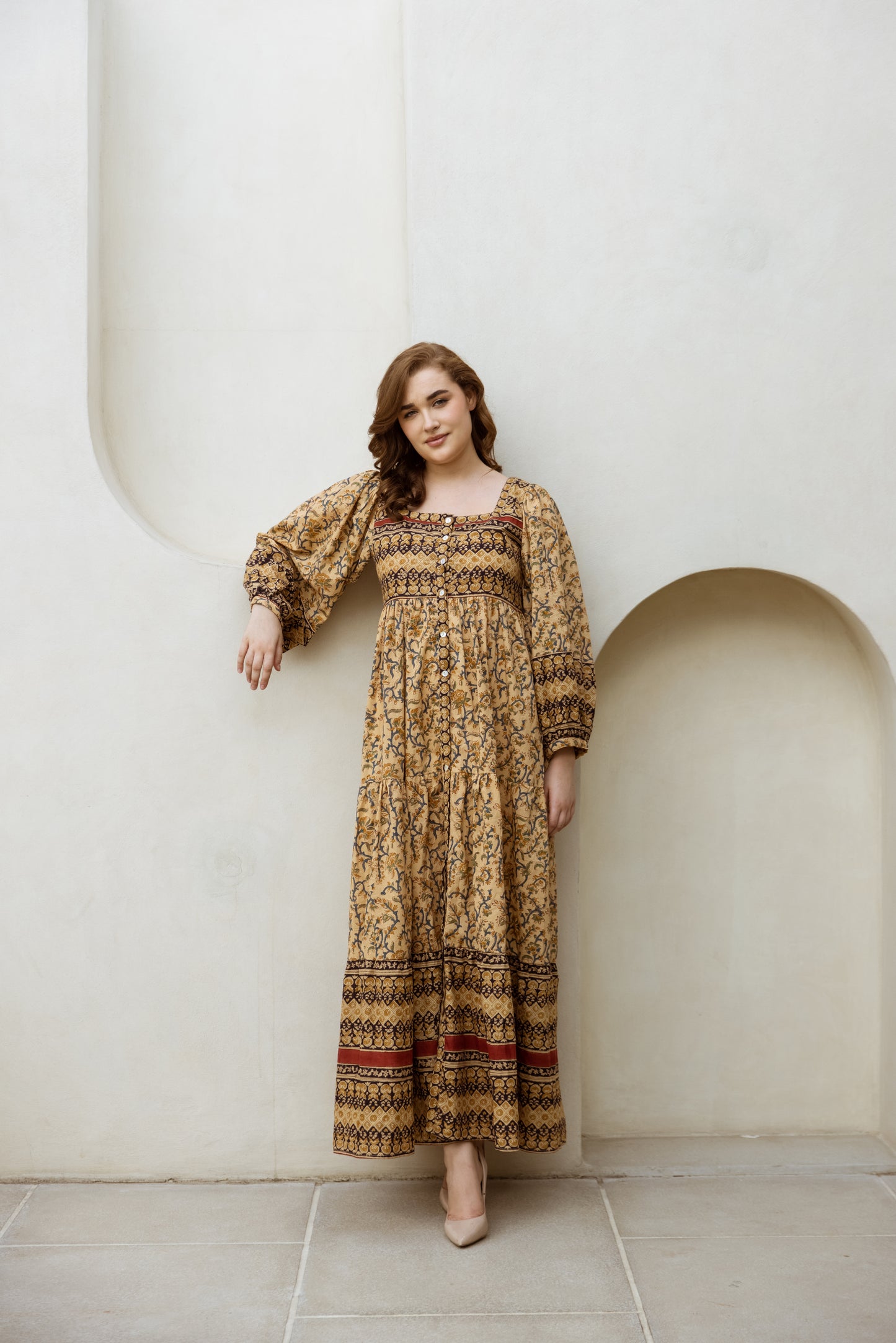 Kiyarah Tier Ruffle Dress