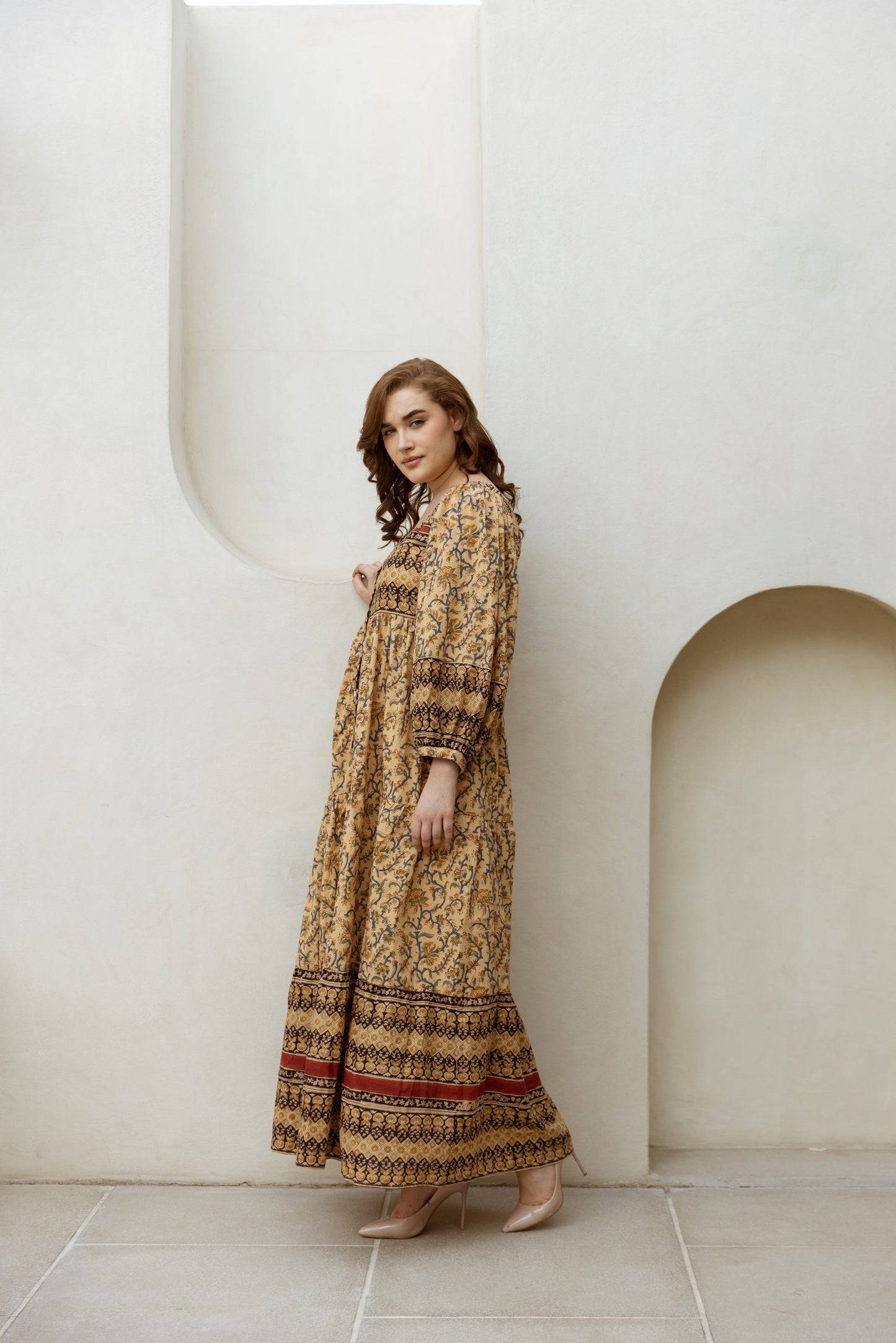 Kiyarah Tier Ruffle Dress