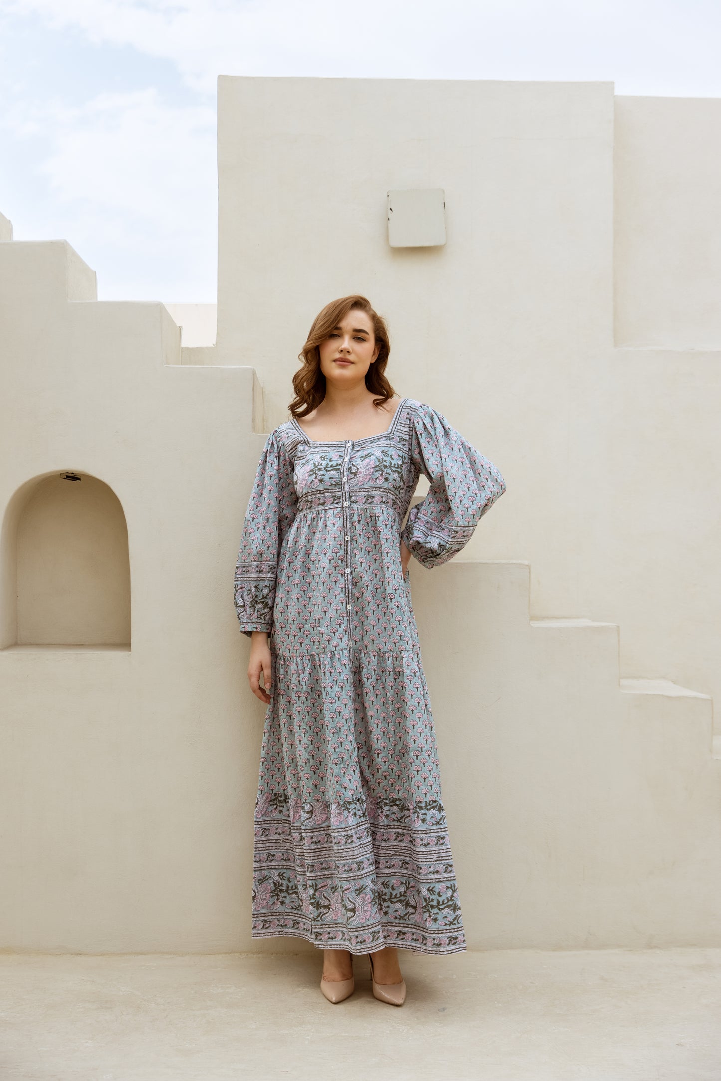 Papella Tier Ruffle Dress