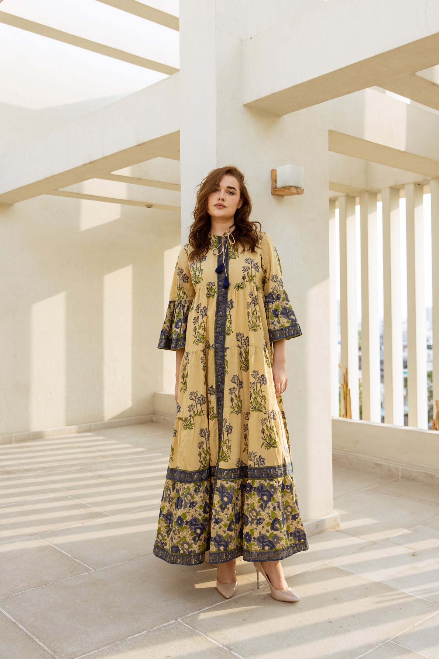 Falguni Tier Ruffle Dress
