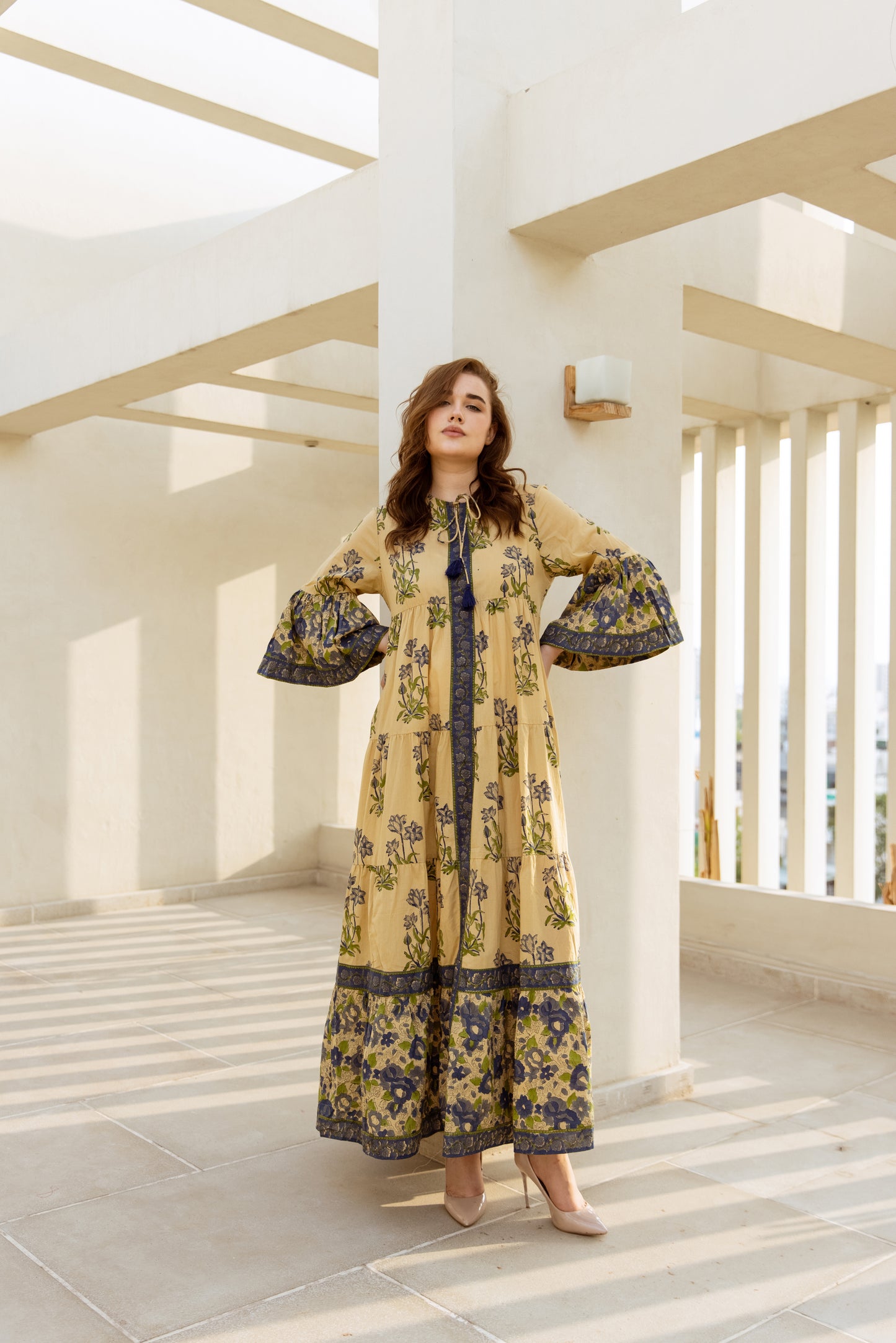 Falguni Tier Ruffle Dress