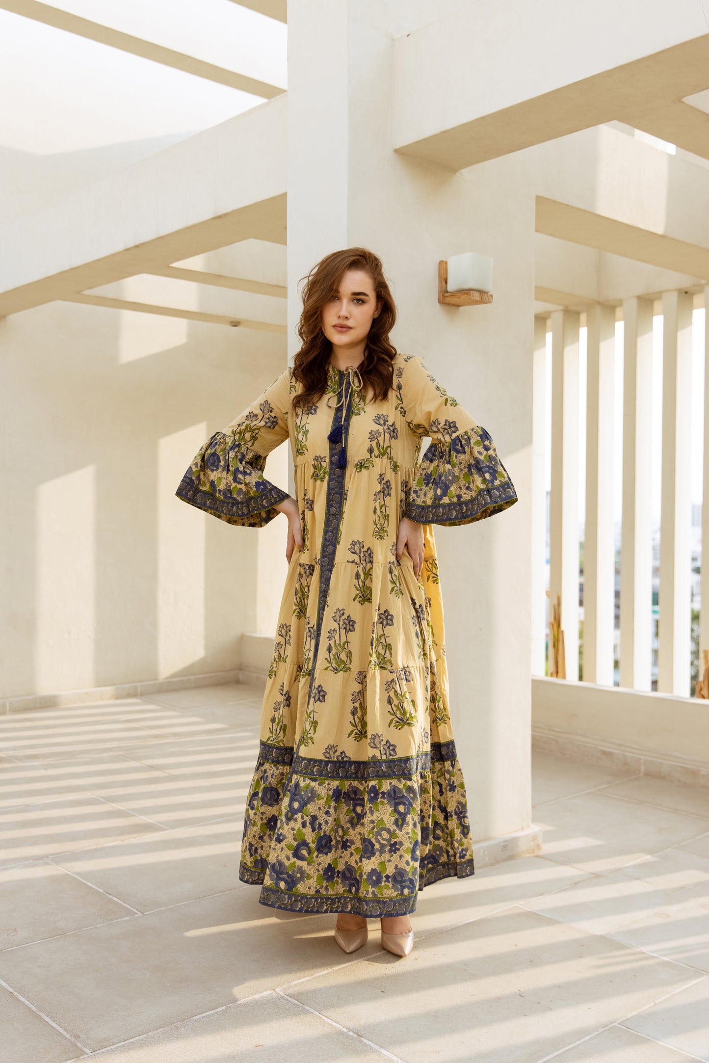Falguni Tier Ruffle Dress