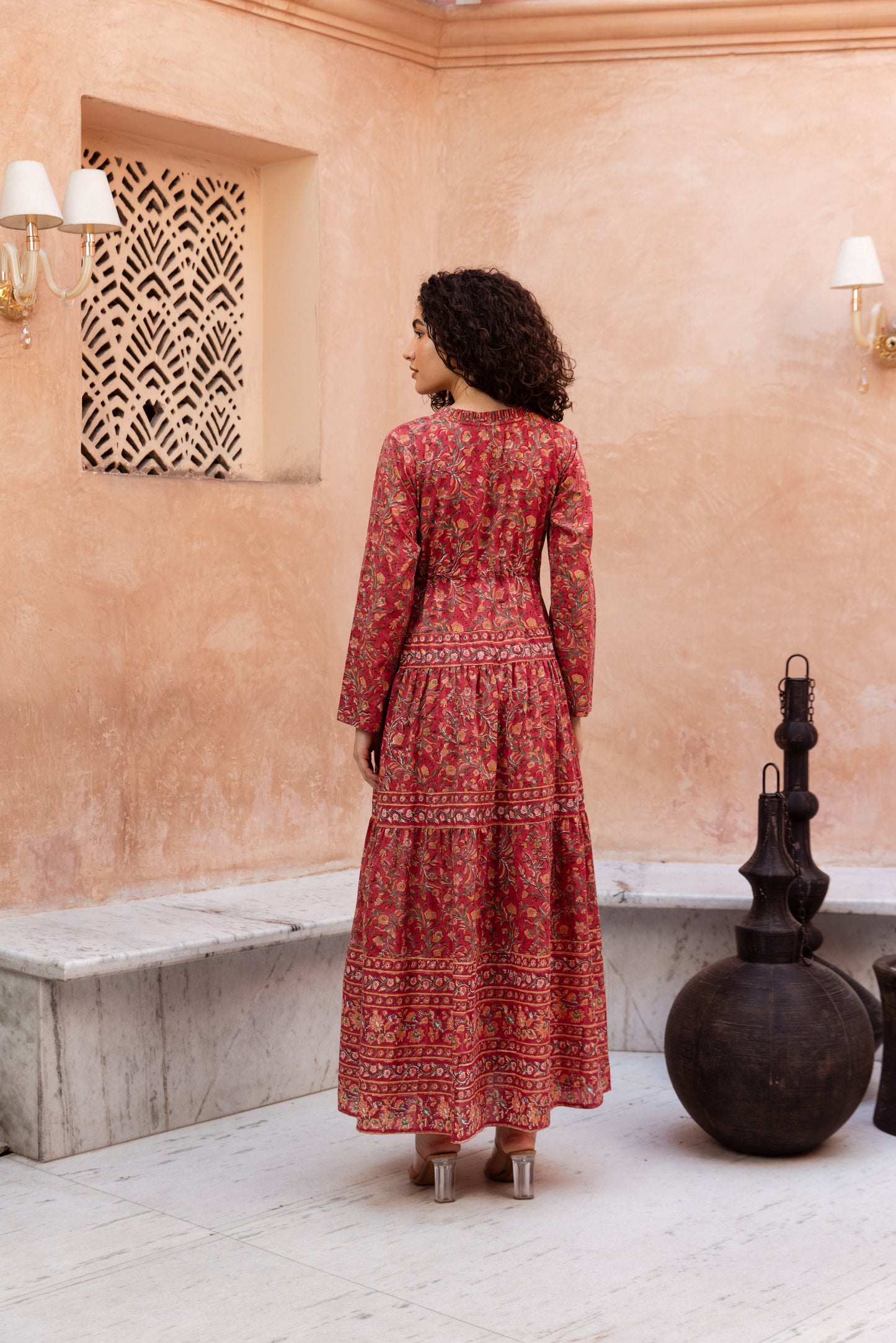 Naiem Tier Ruffle Dress