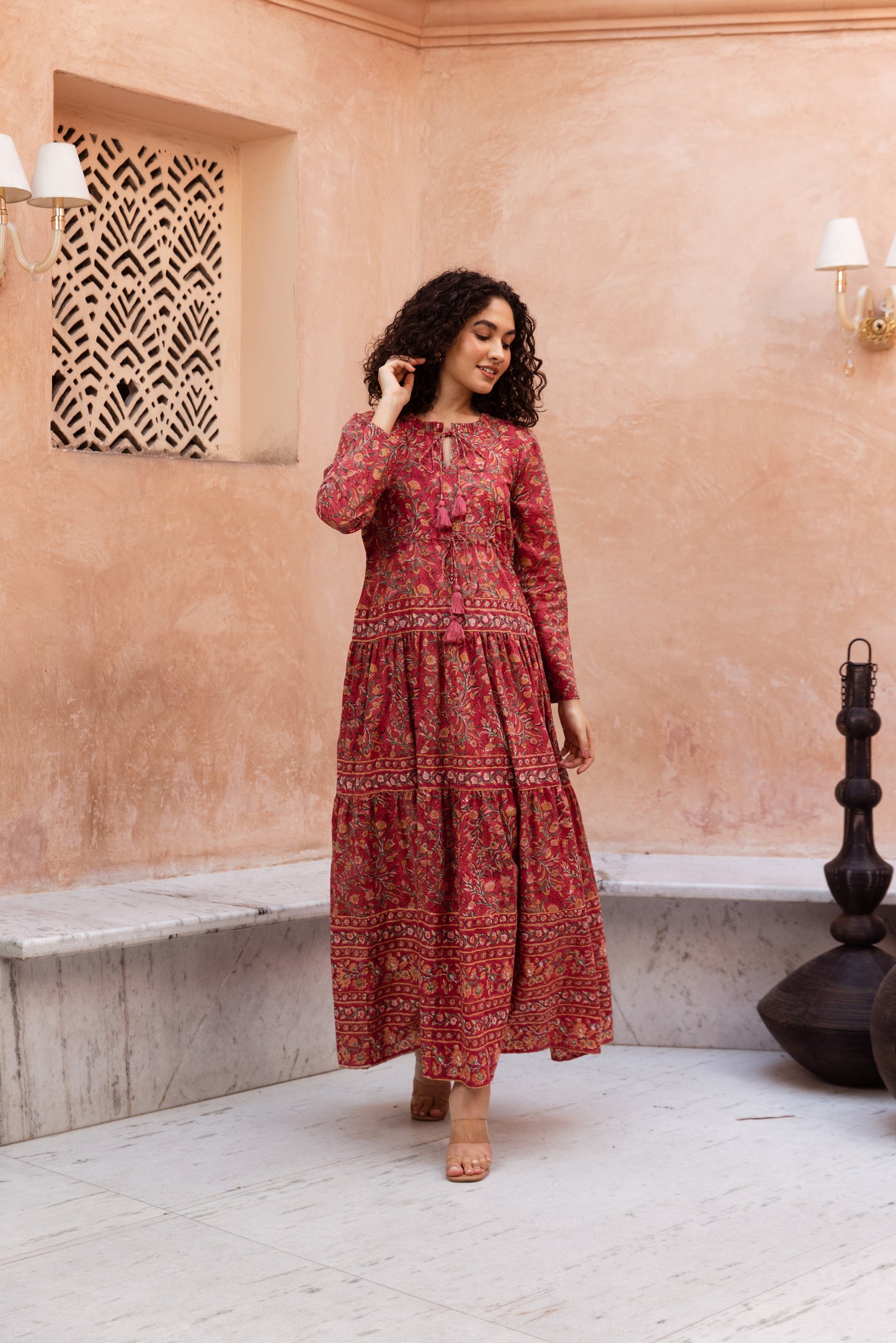 Naiem Tier Ruffle Dress