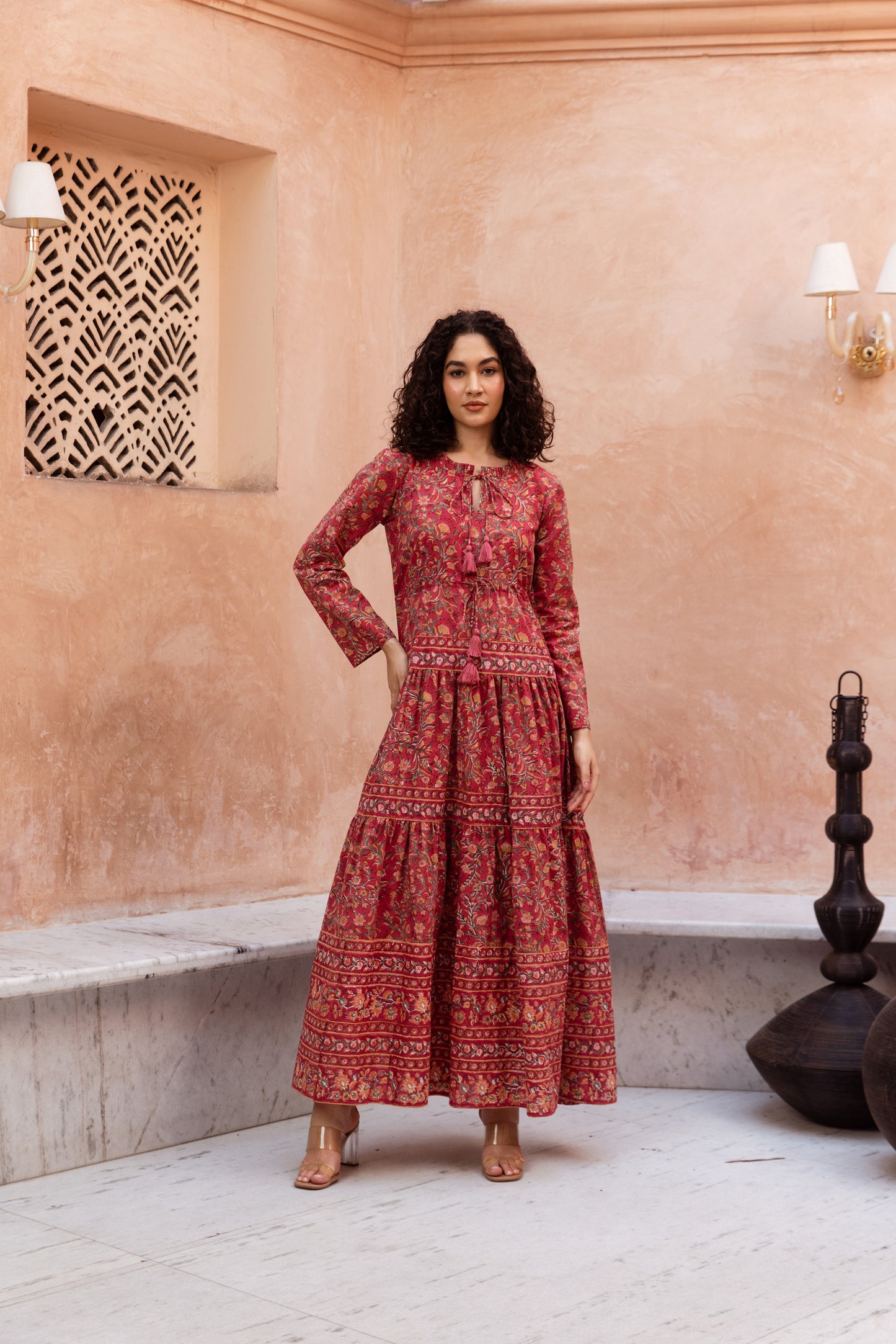 Naiem Tier Ruffle Dress