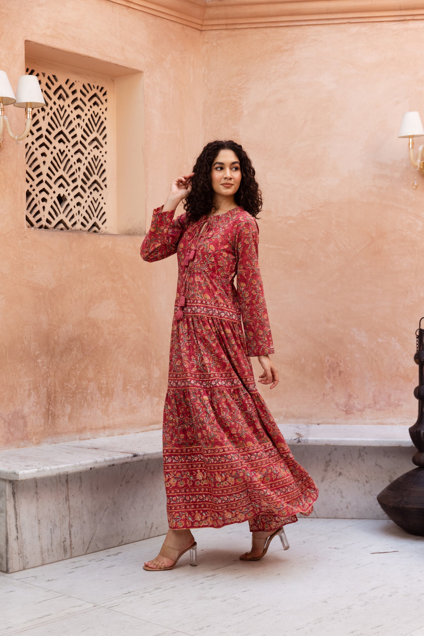 Naiem Tier Ruffle Dress