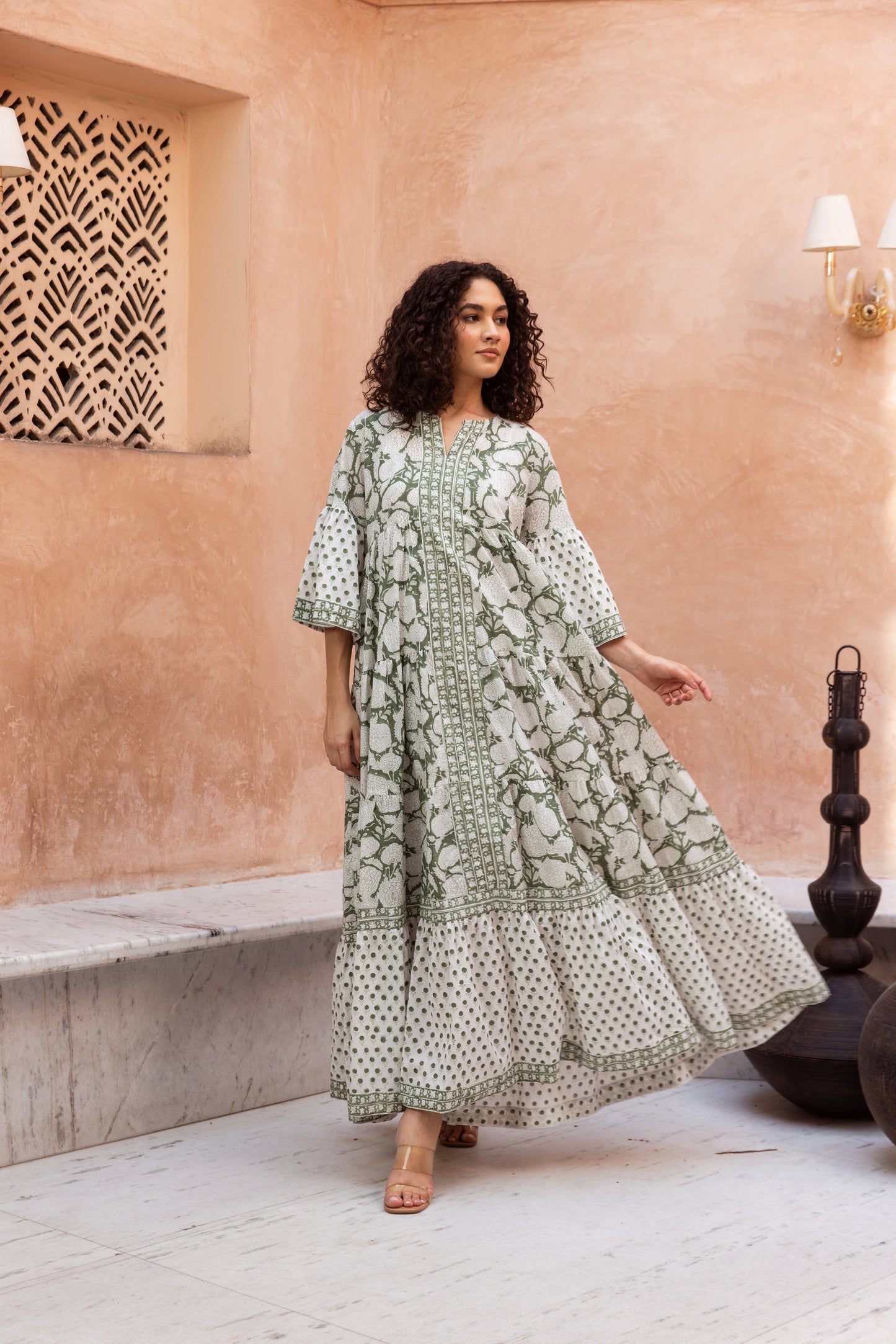 Sarah Tier Ruffle Dress