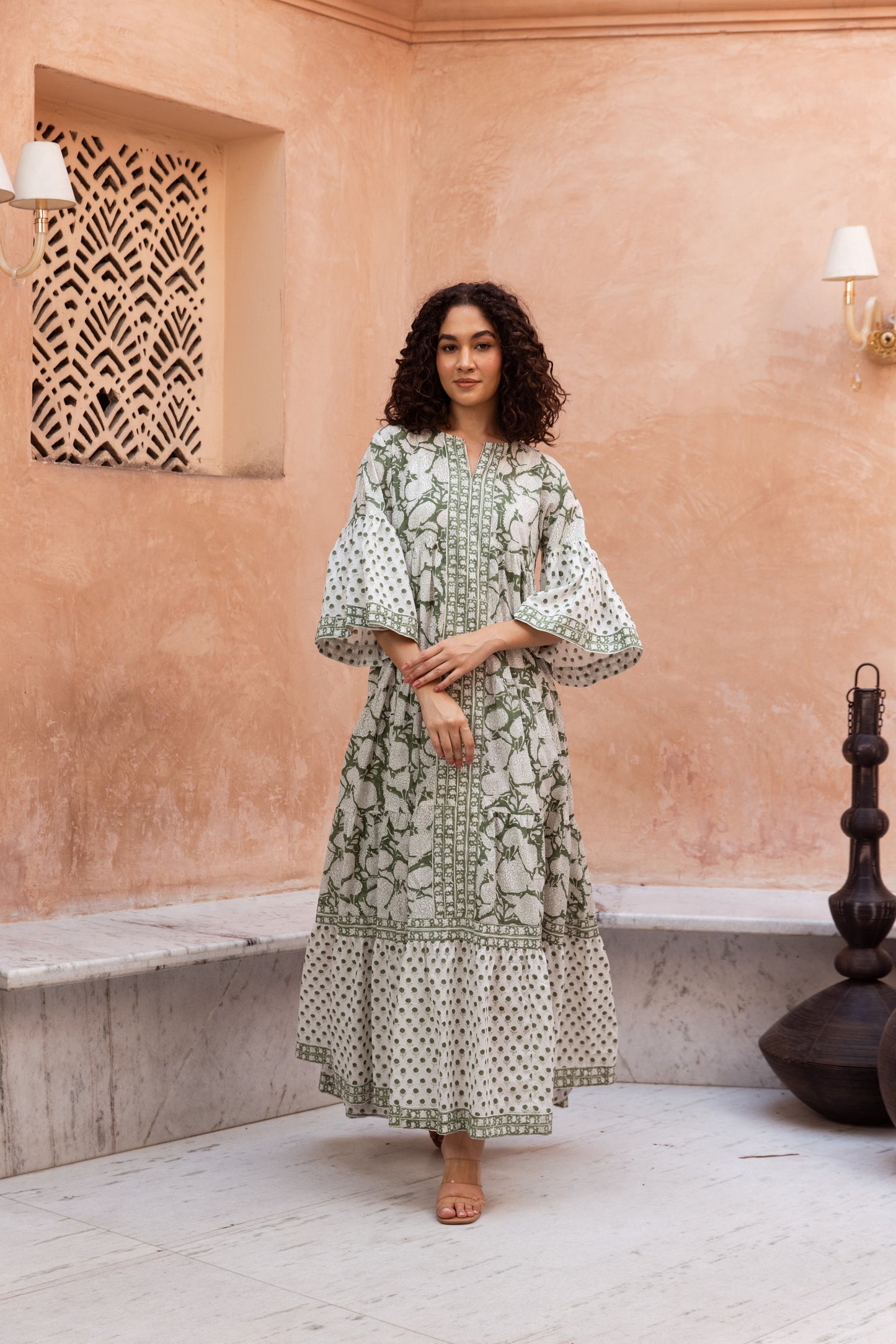 Sarah Tier Ruffle Dress