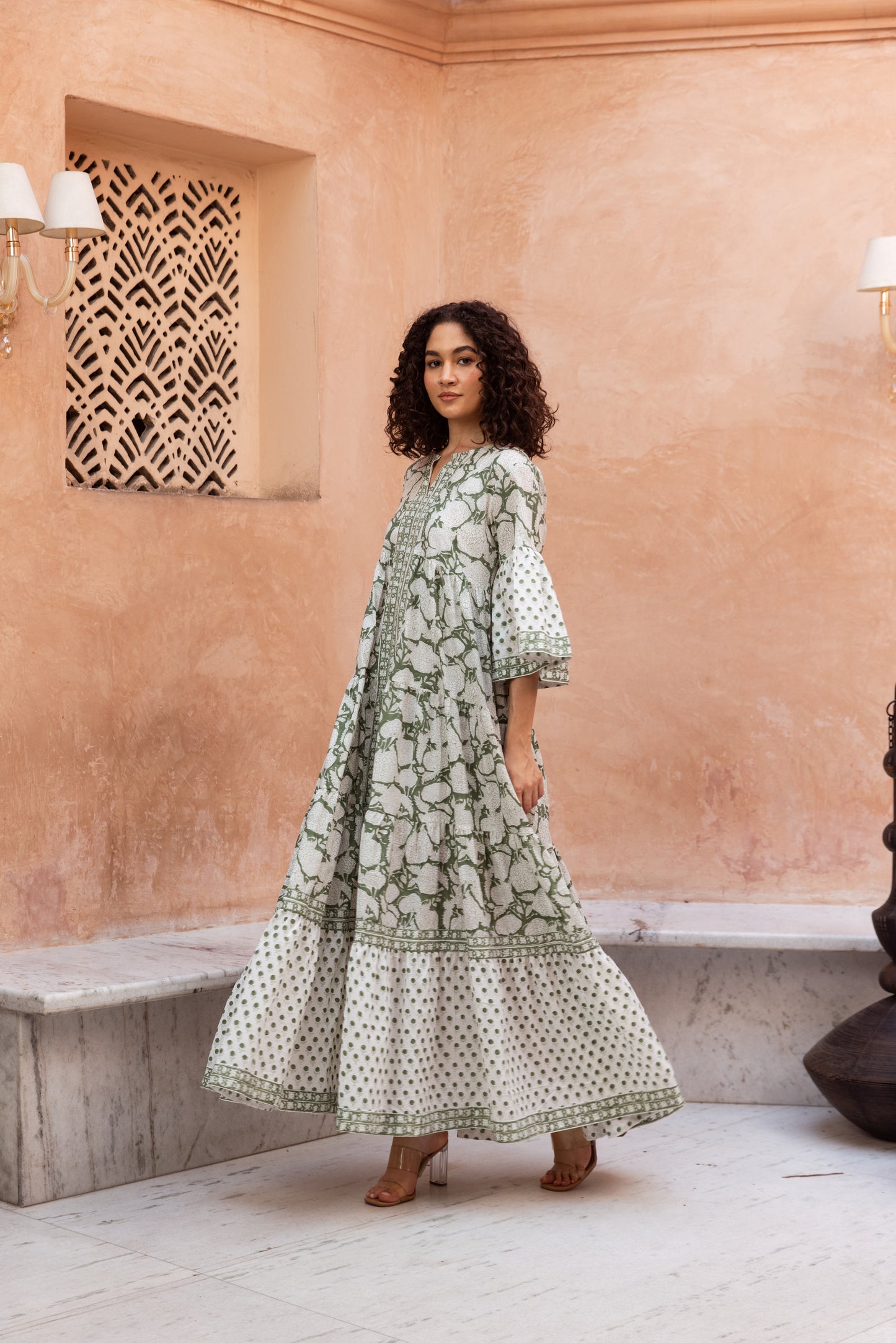 Sarah Tier Ruffle Dress